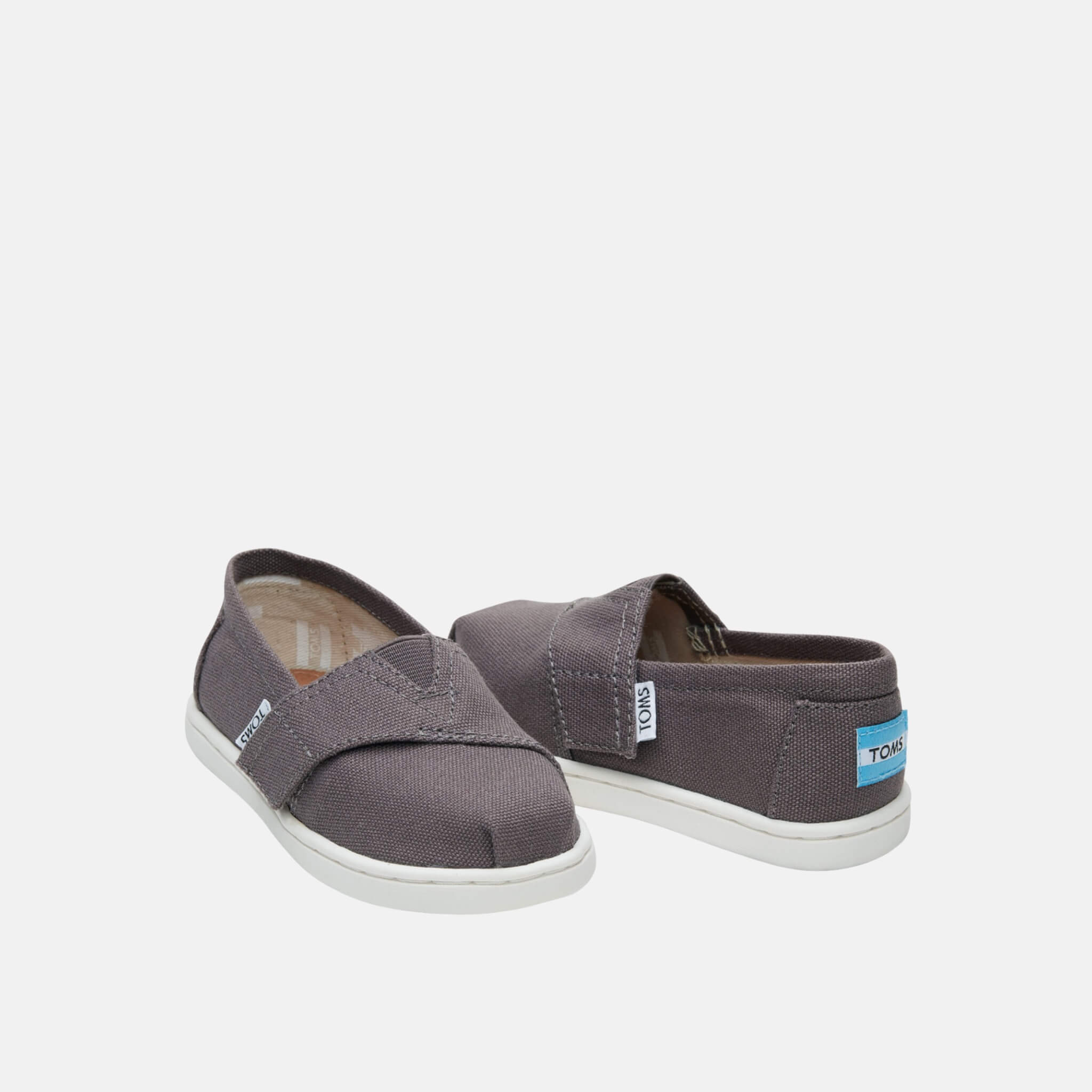 Detské sivé TOMS Core Classics Tiny Alpargata