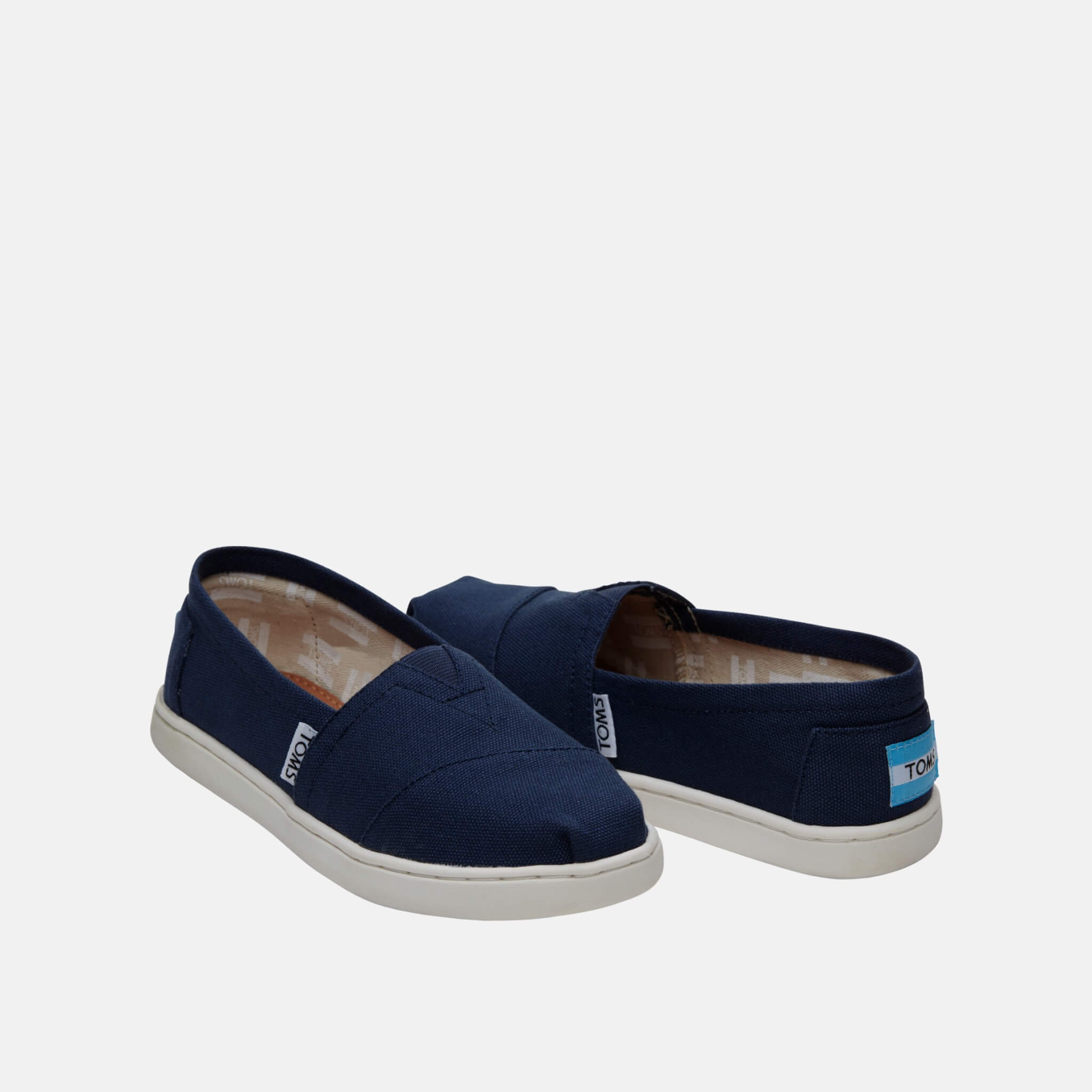 Detské modré TOMS Core Classics Youth Alpargata