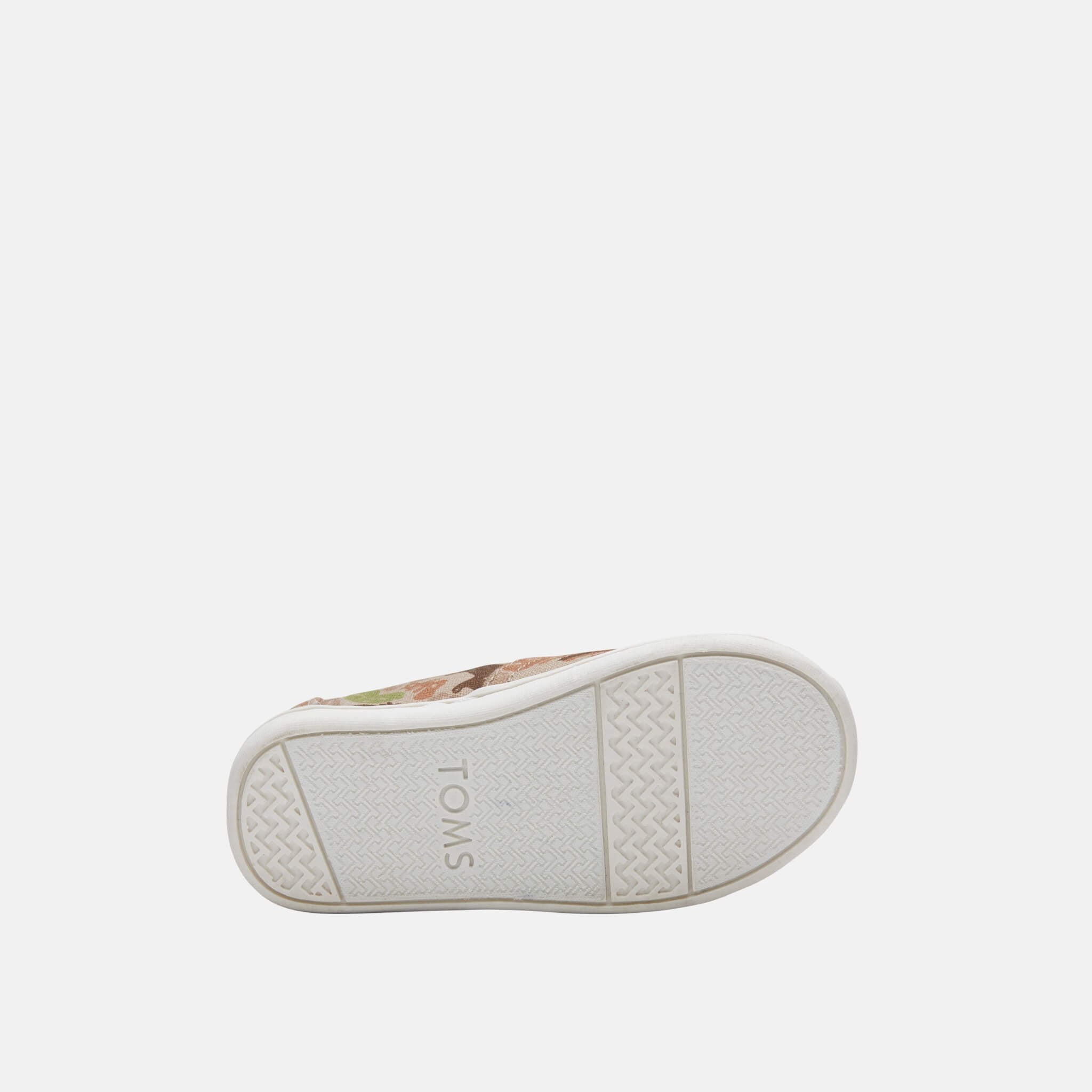 Detské béžové TOMS Creatures Camo Seasonal Classics Tiny Alpargata