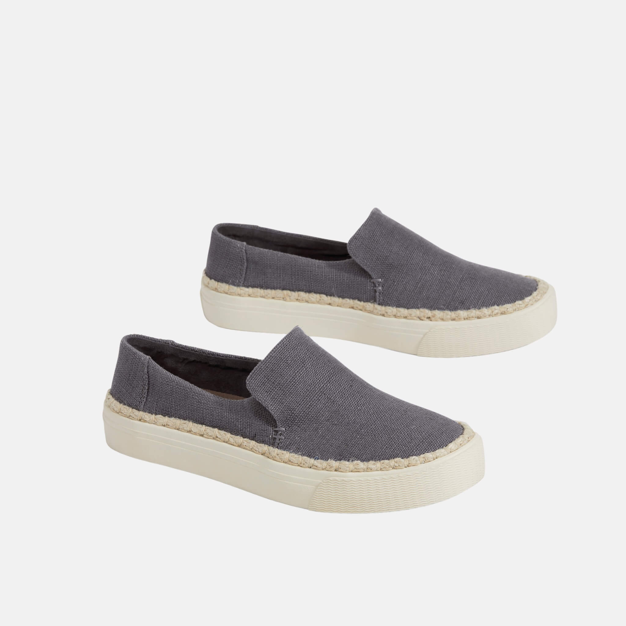 Dámske šedomodré slip-ony TOMS Canvas Sunset