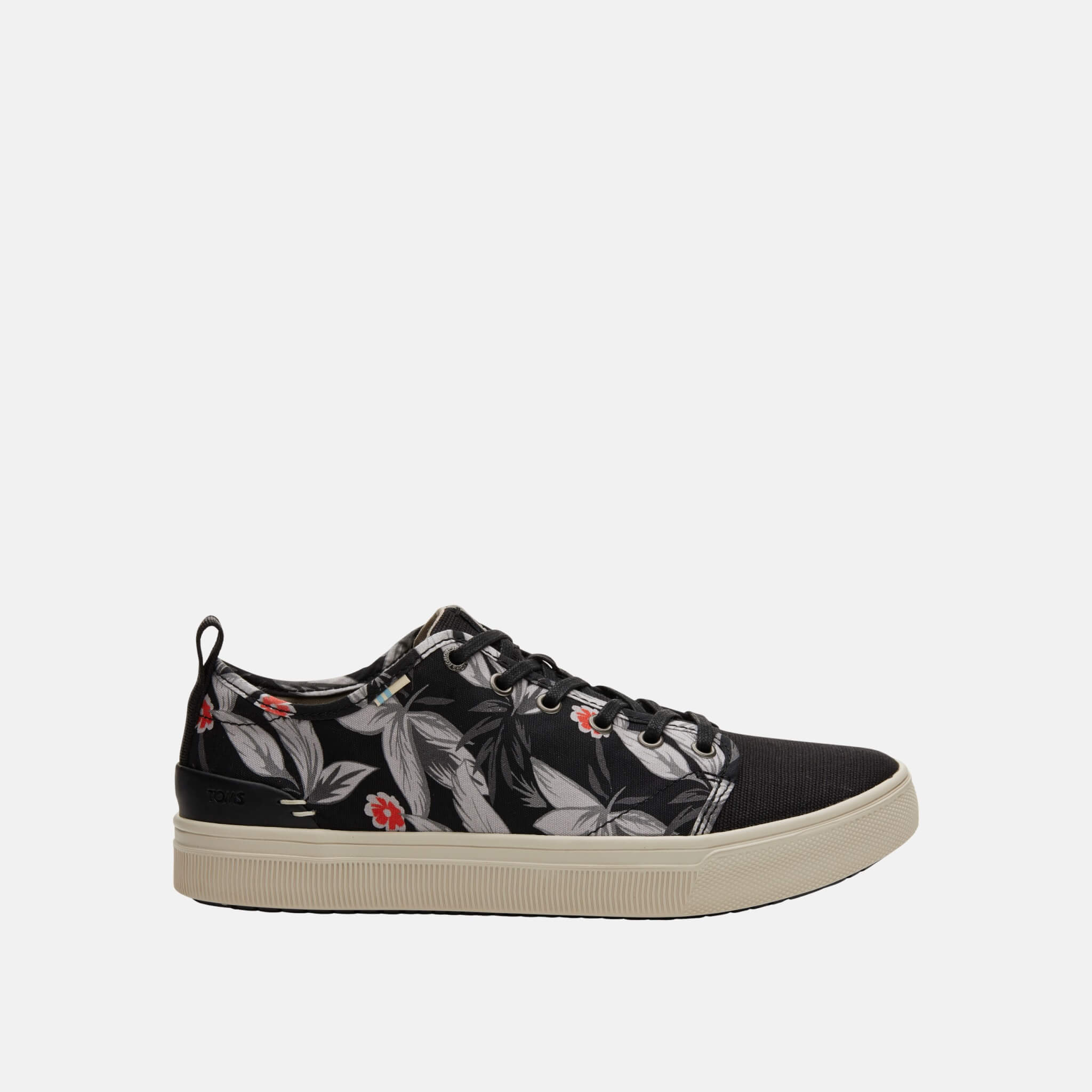 Pánske čierne tenisky s potlačou TOMS TRVL Lite Low Sneaker