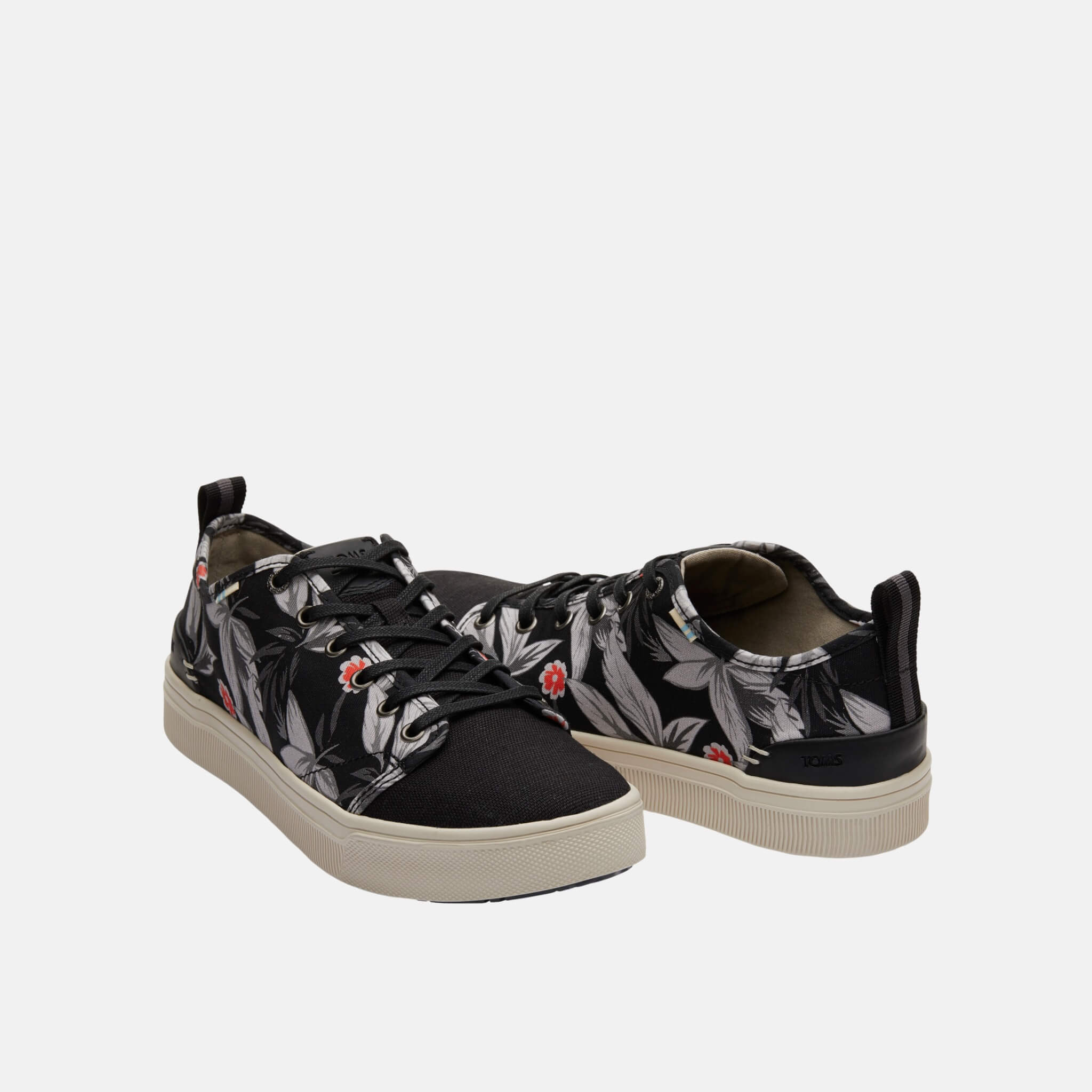 Pánske čierne tenisky s potlačou TOMS TRVL Lite Low Sneaker