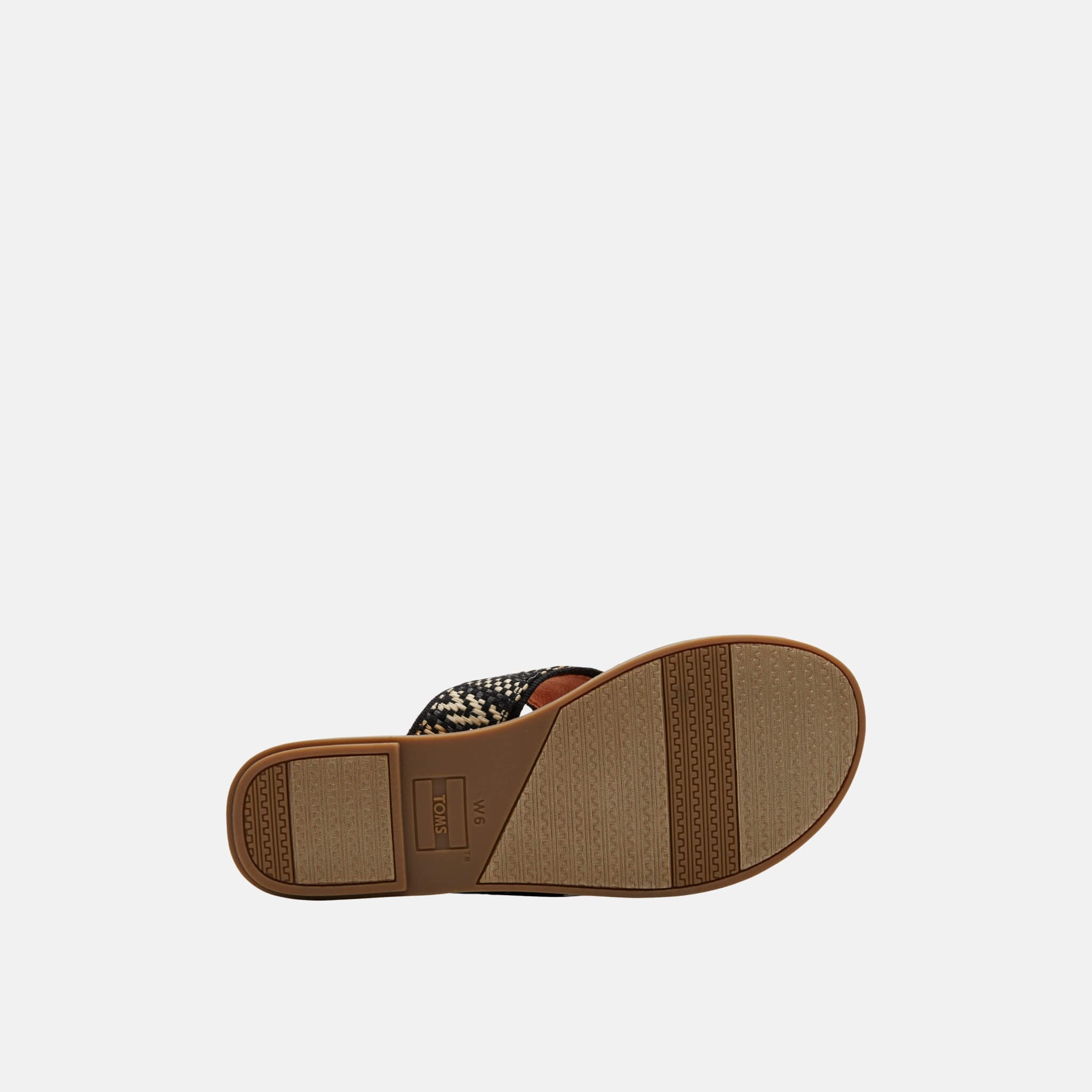 Dámske čierne šľapky TOMS Black Woven Viv