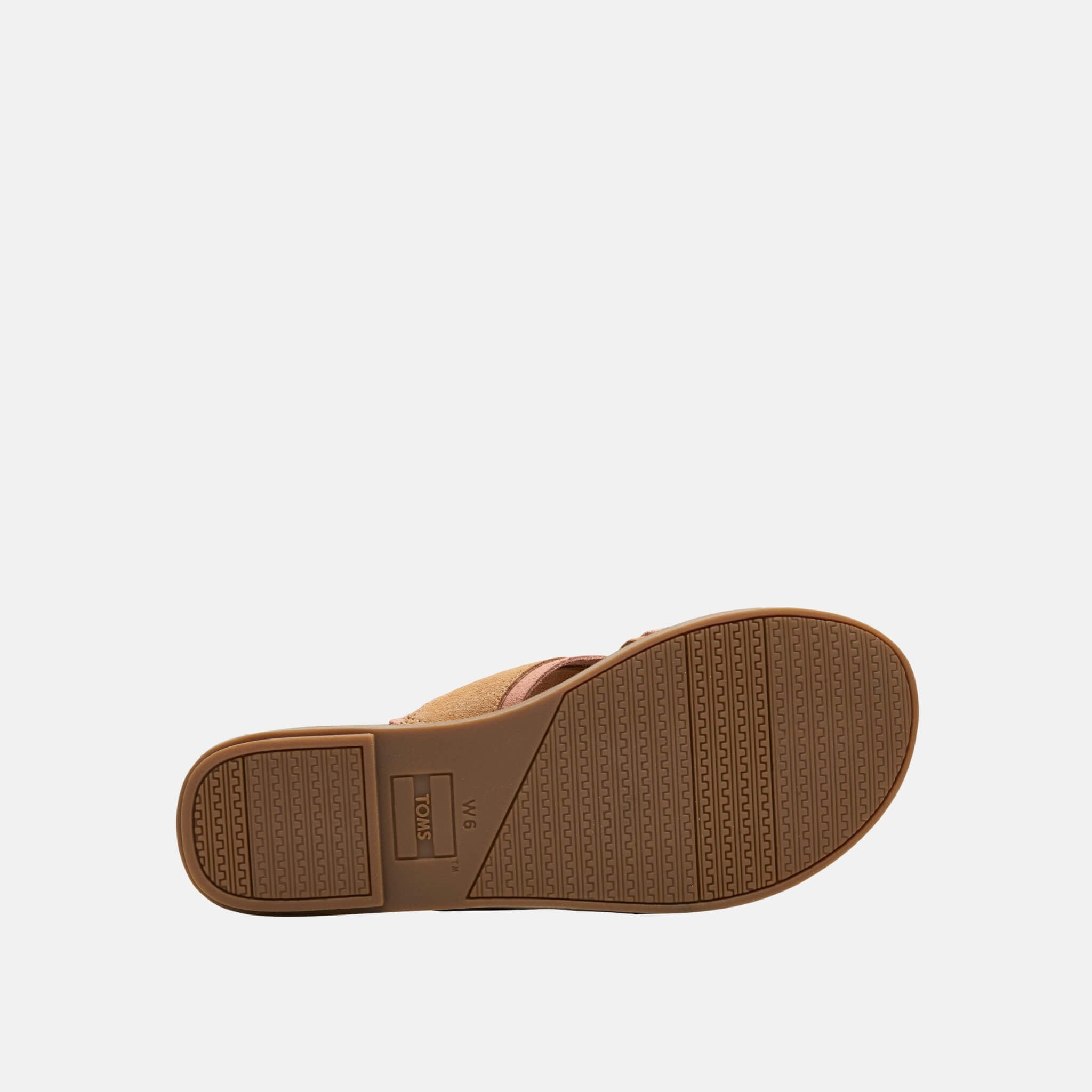 Dámske béžové šľapky TOMS Suede Val Sandals