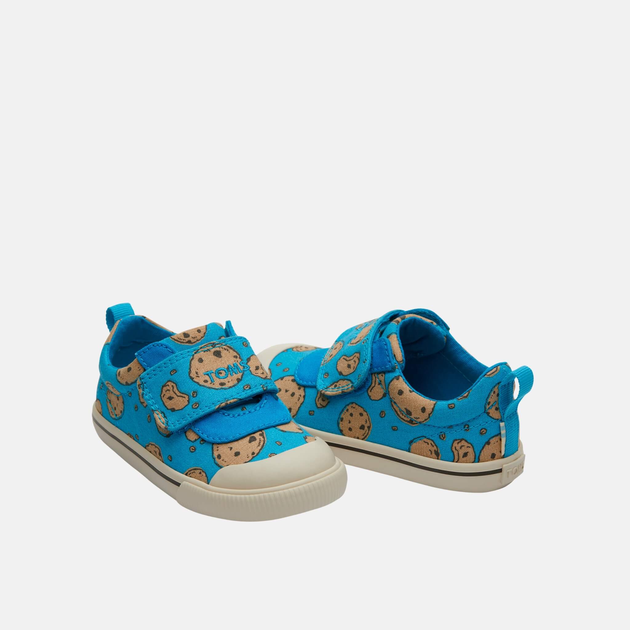 Detské modré tenisky TOMS Sesame Street Cookie Monster Tiny Doheny Sneakers