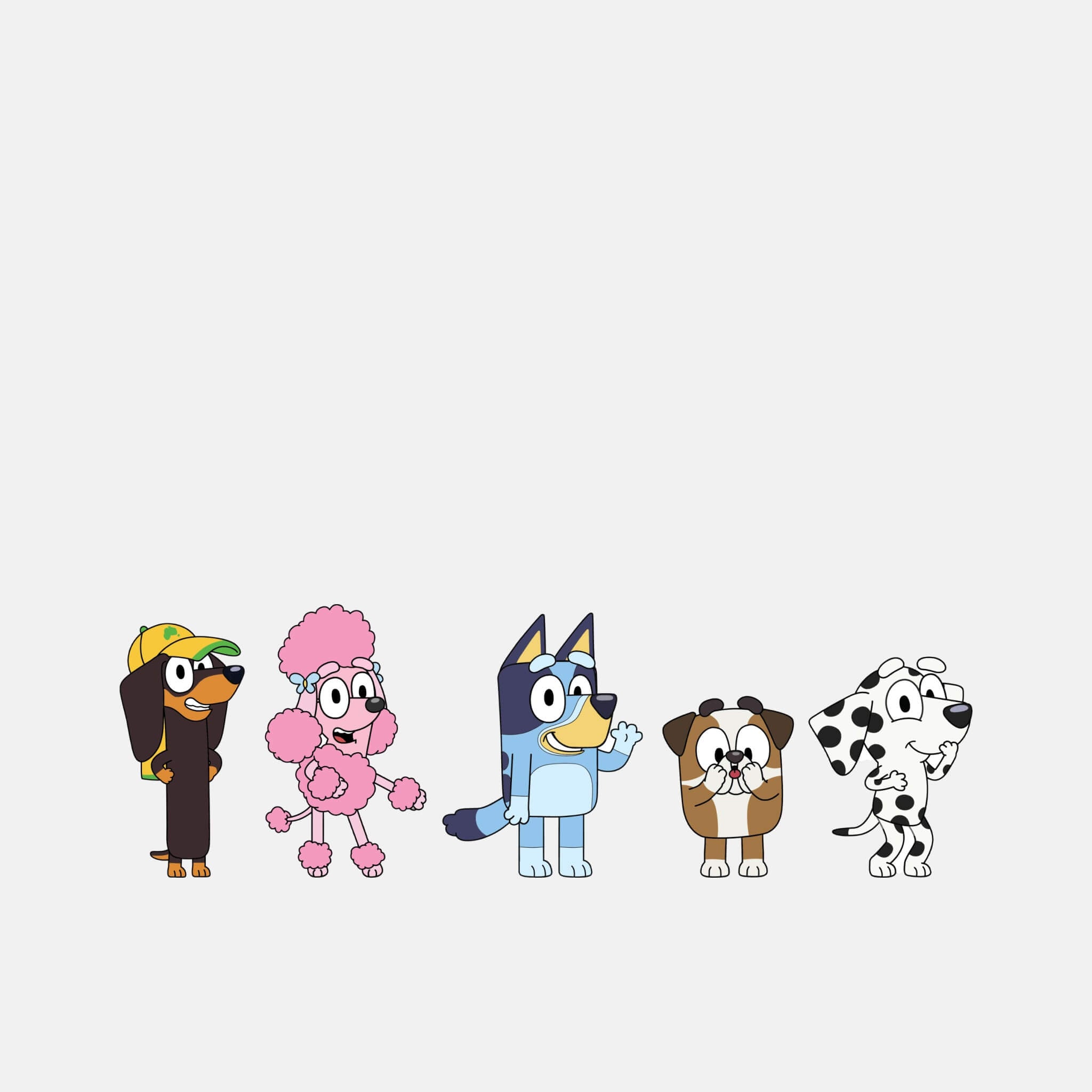 Odznačik Jibbitz – Bluey 5Pck
