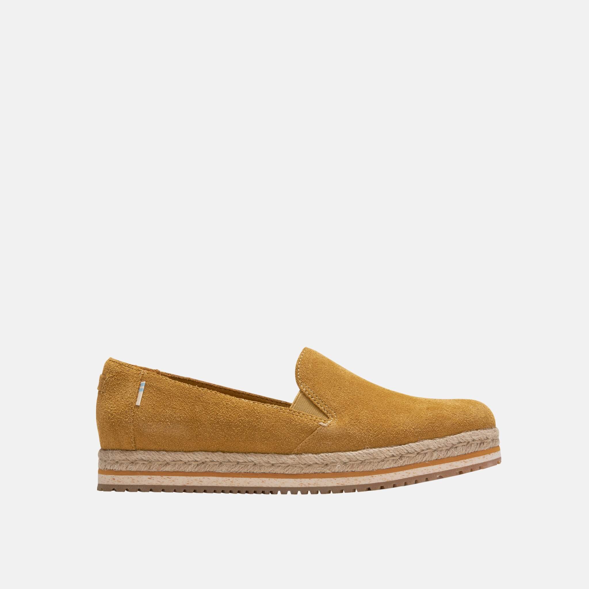 Dámske žlté semišové slip-on TOMS Palma