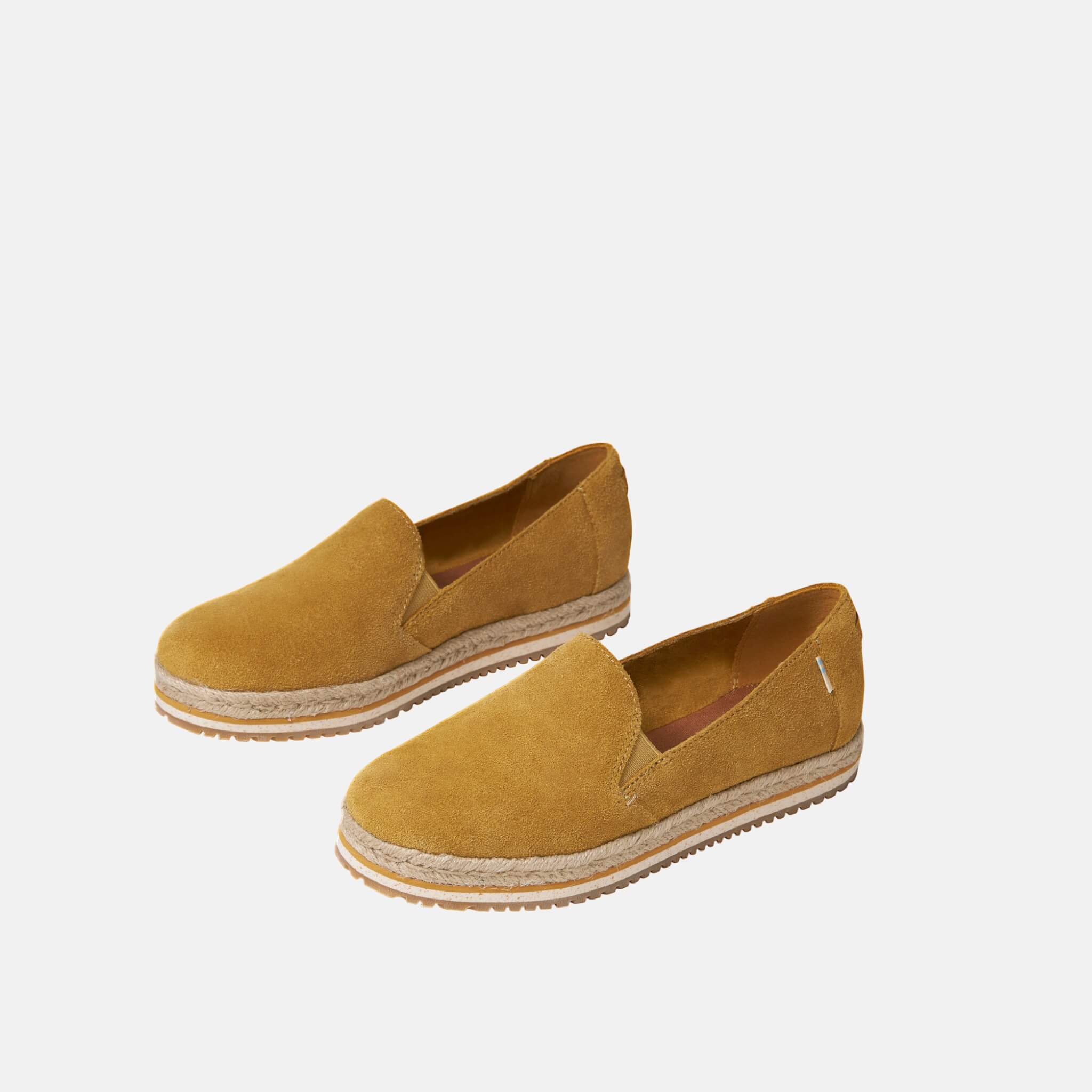 Dámske žlté semišové slip-on TOMS Palma