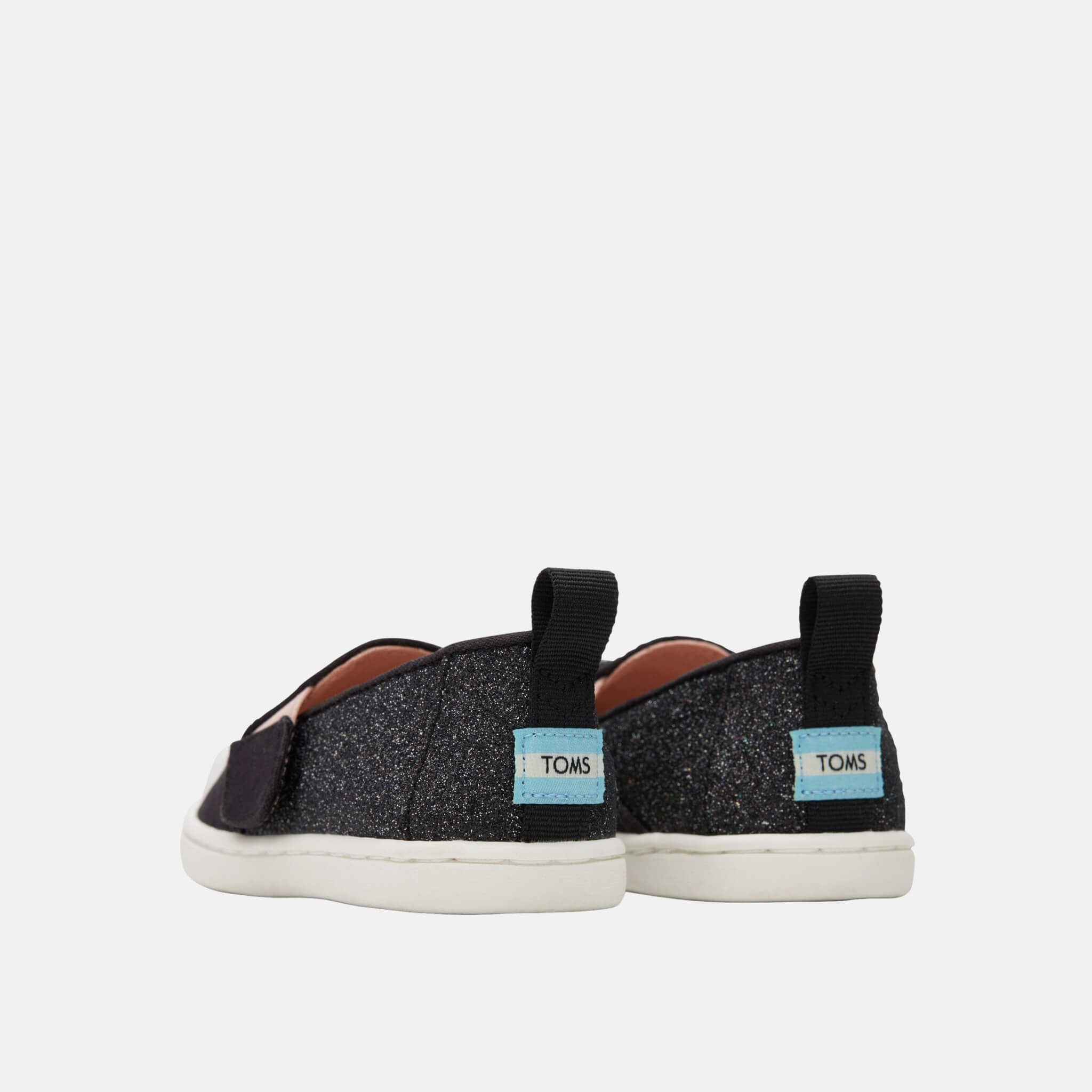 Detské čierne espadrilky TOMS Tiny Alpargata Twin Gore