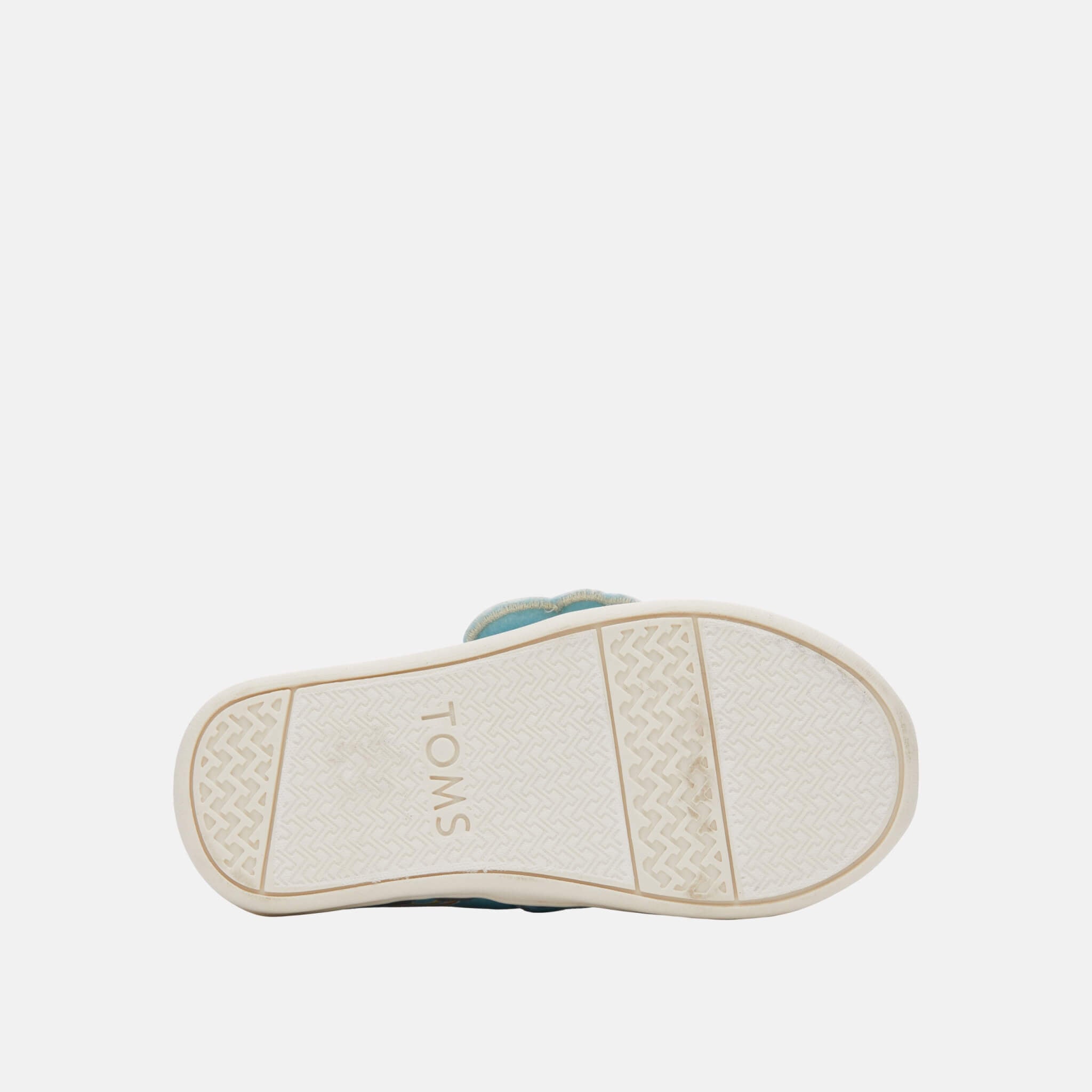 Detské modré espadrilky s dúhou TOMS Tiny Alpargata