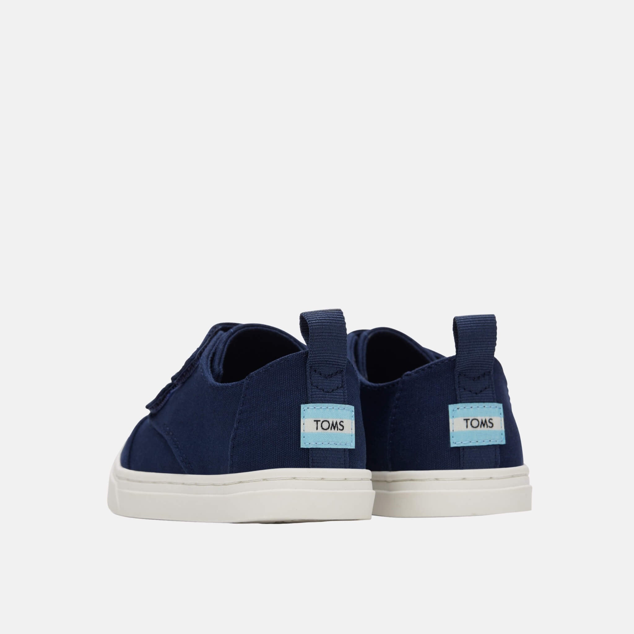Detské modré tenisky TOMS Tiny Cordones Cupsole Double Strap