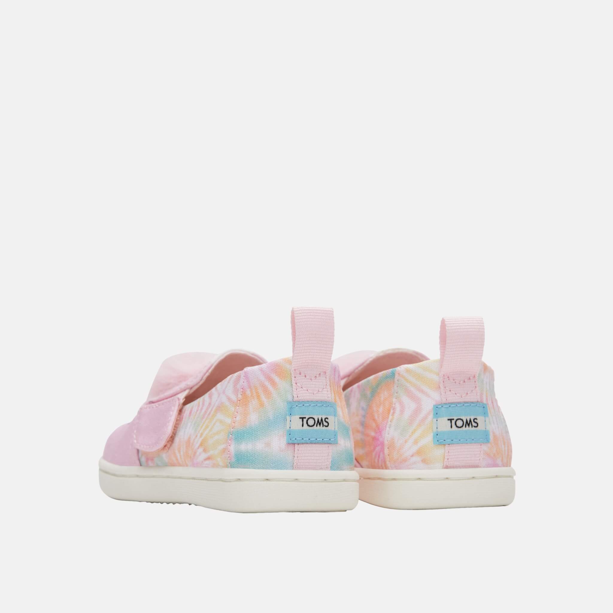 Detské ružové espadrilky TOMS Tiny Alpargata Twin Gore