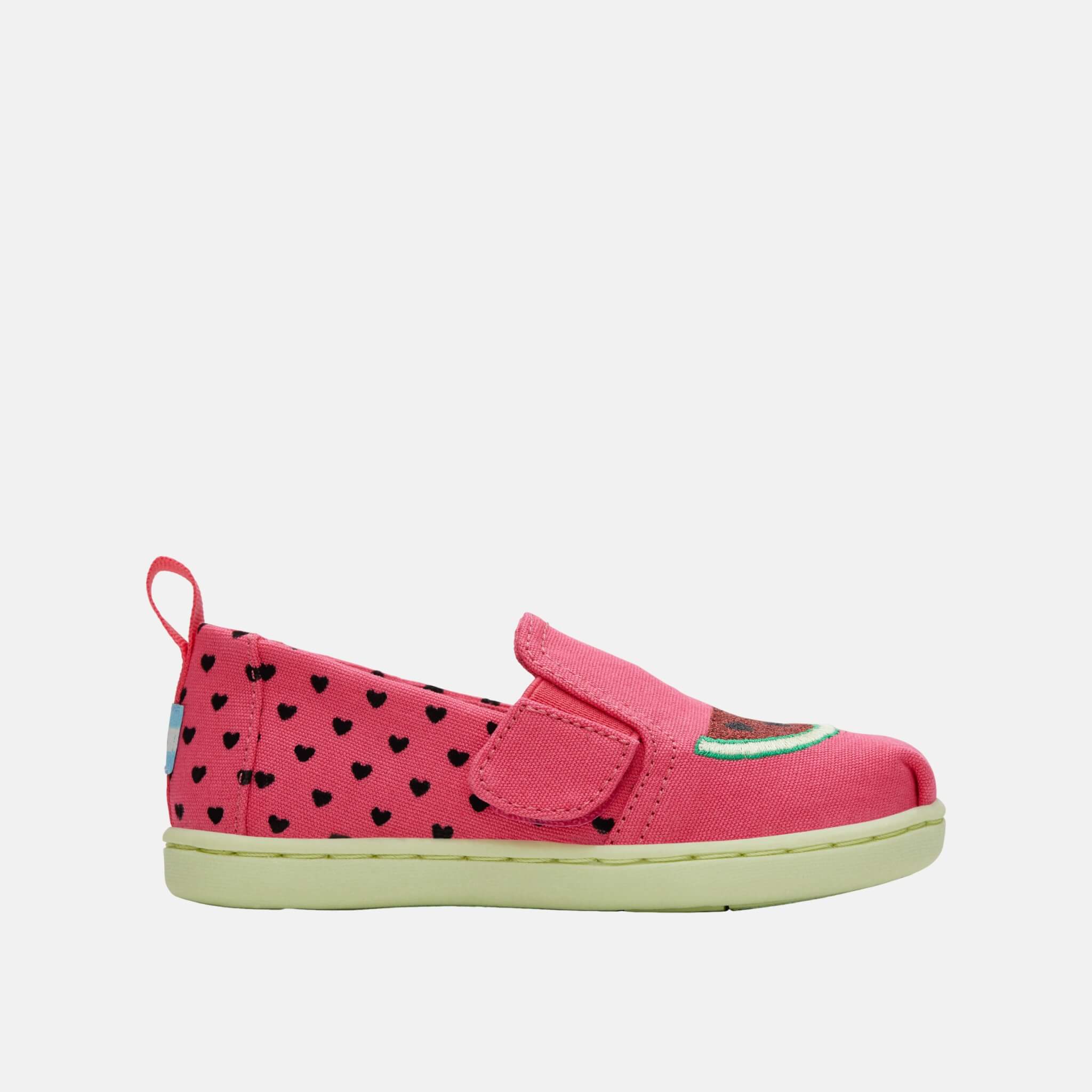 Detské ružové espadrilky TOMS Tiny Alpargata Twin Gore