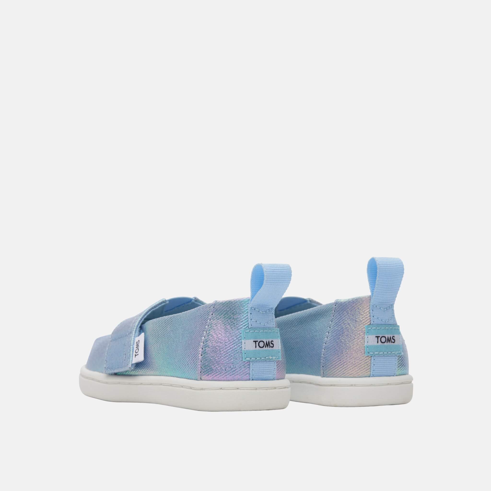 Detské modré espadrilky TOMS Tiny Alpargata