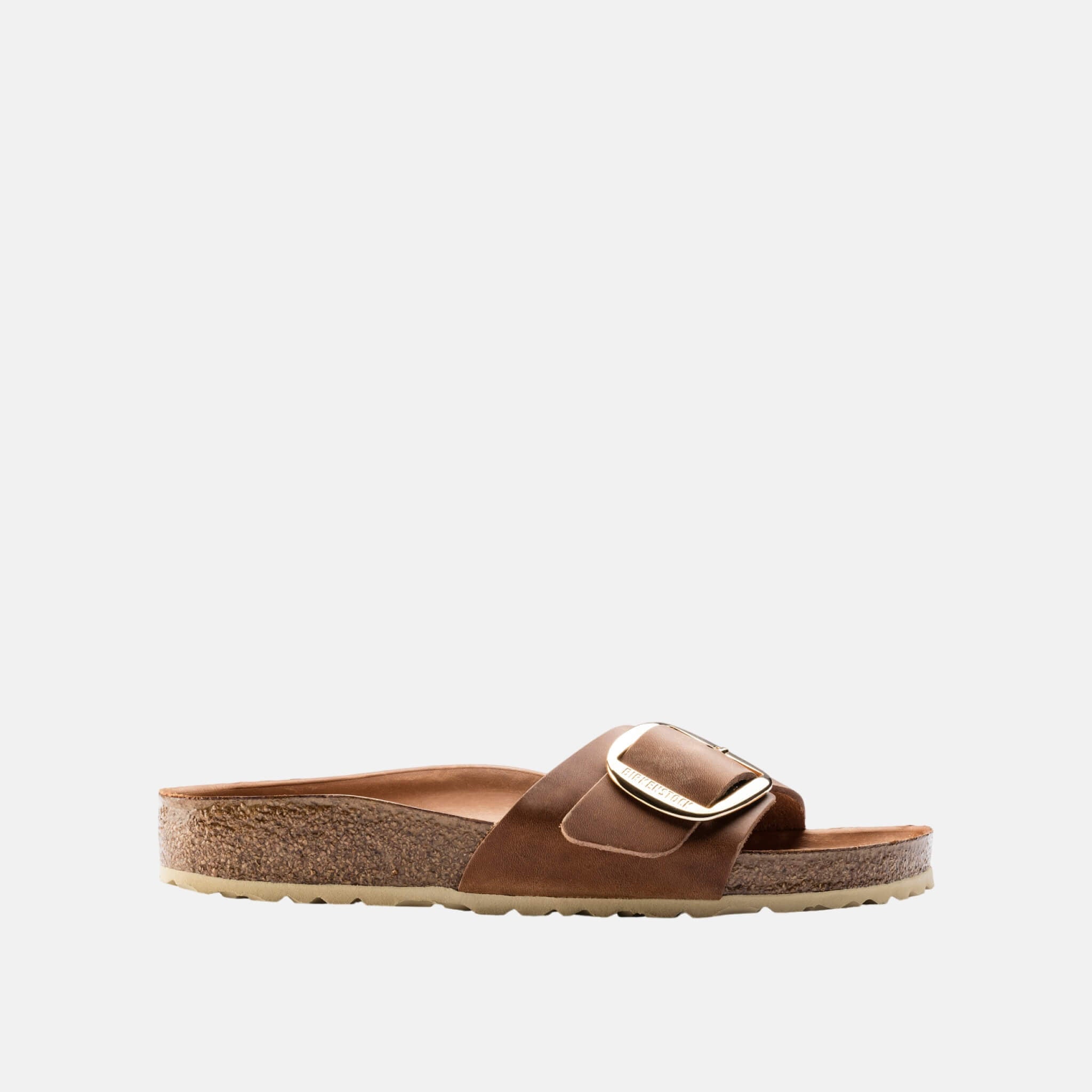 Hnedé Regular Šľapky Birkenstock Madrid Big Buckle Oiled Leather