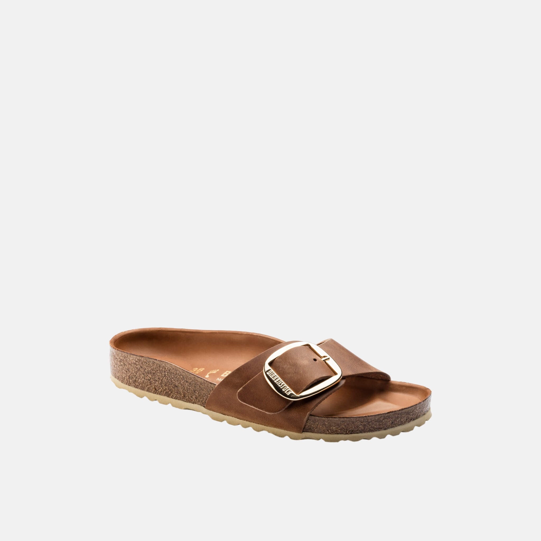Hnedé Regular Šľapky Birkenstock Madrid Big Buckle Oiled Leather