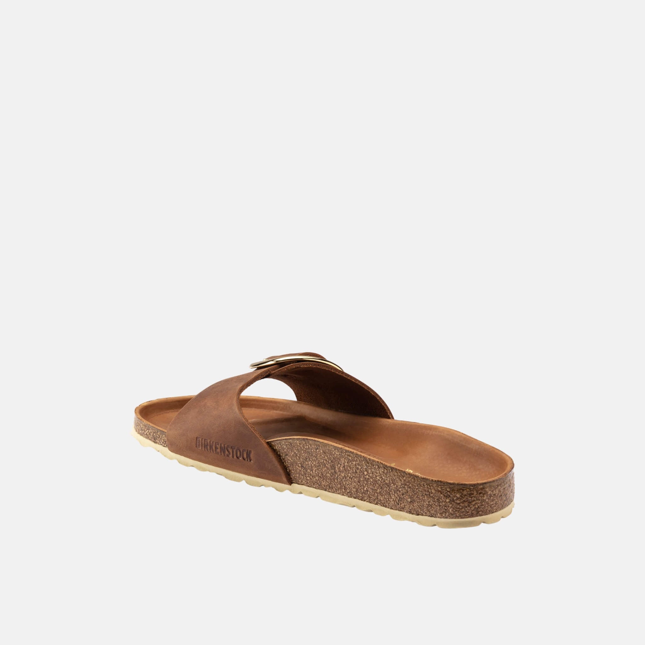 Hnedé Regular Šľapky Birkenstock Madrid Big Buckle Oiled Leather