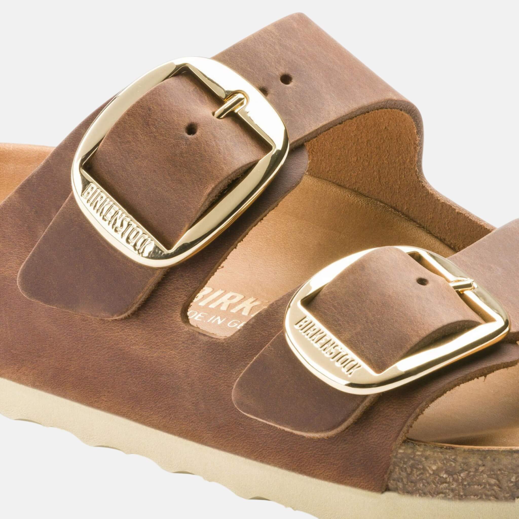 Hnedé Regular Šľapky Birkenstock Arizona Big Buckle Oiled Leather