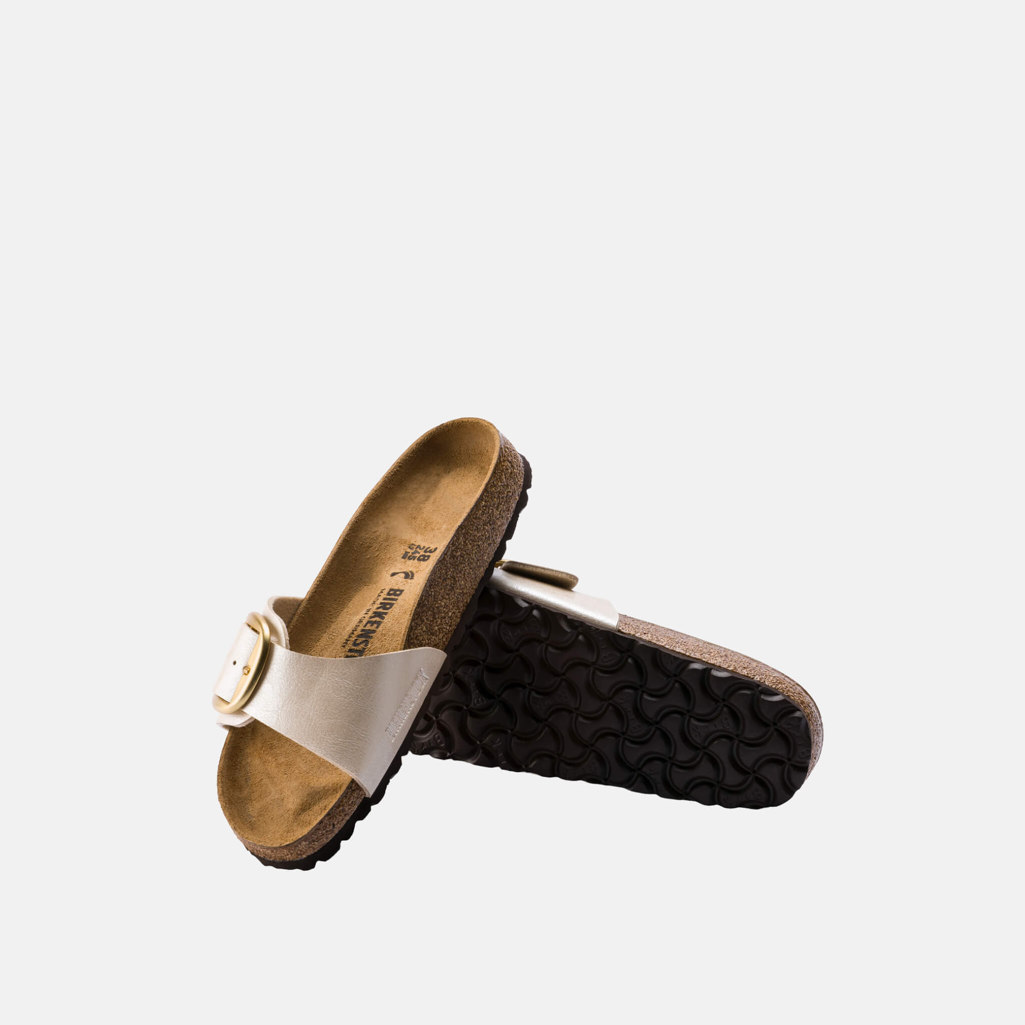 Perleťové Regular Šľapky Birkenstock Madrid Big Buckle Graceful
