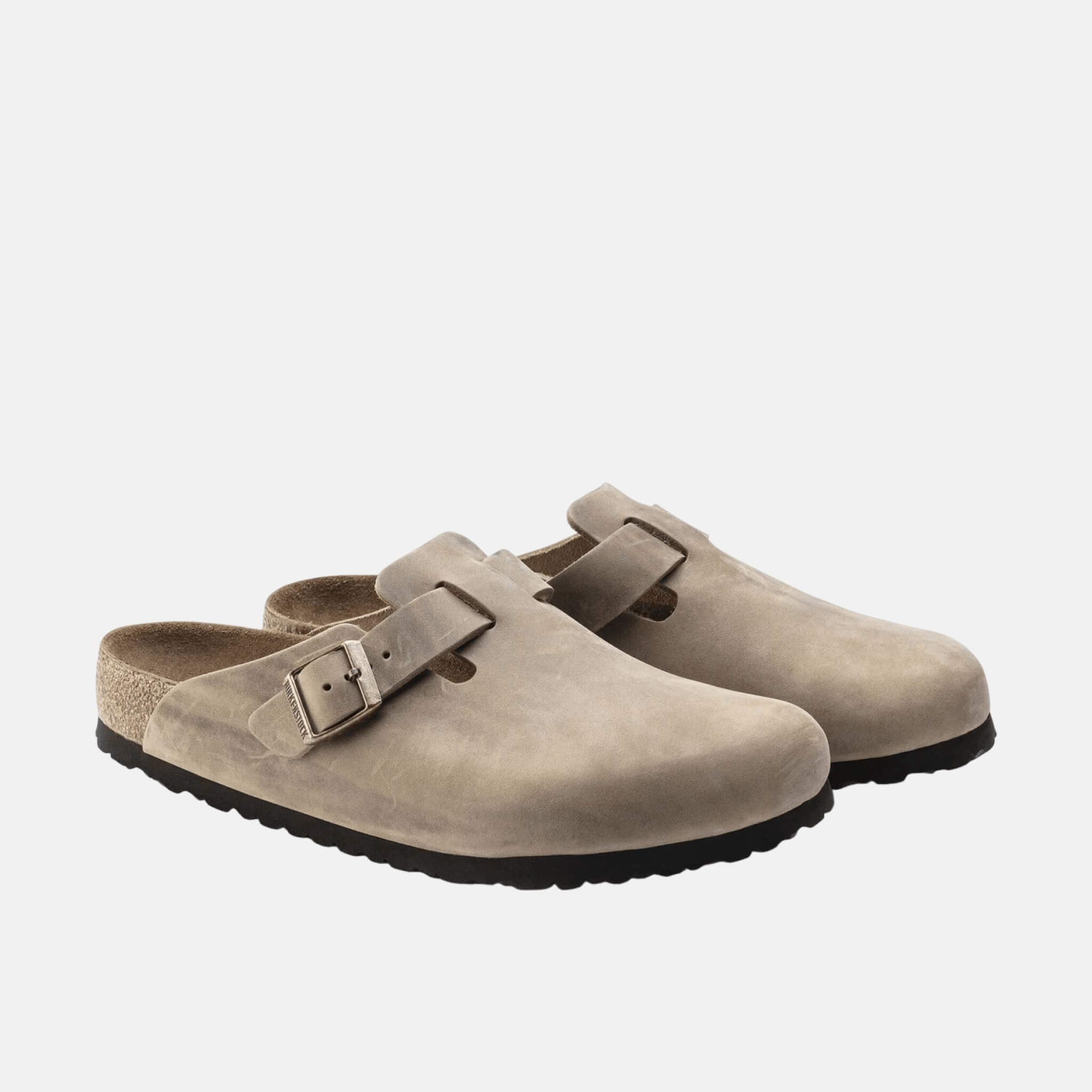 Hnedé Regular Šľapky Boston Soft Footbed Natural Leather Oiled