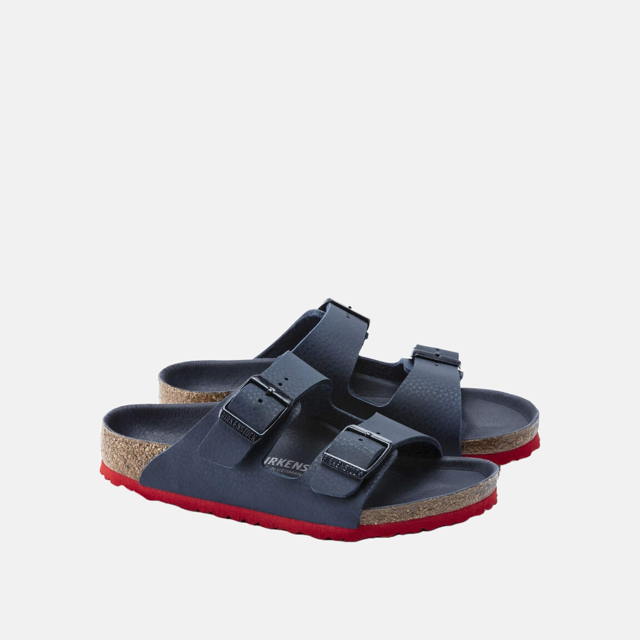 Detské modré Regular šľapky Birkenstock Arizona Birko-Flor
