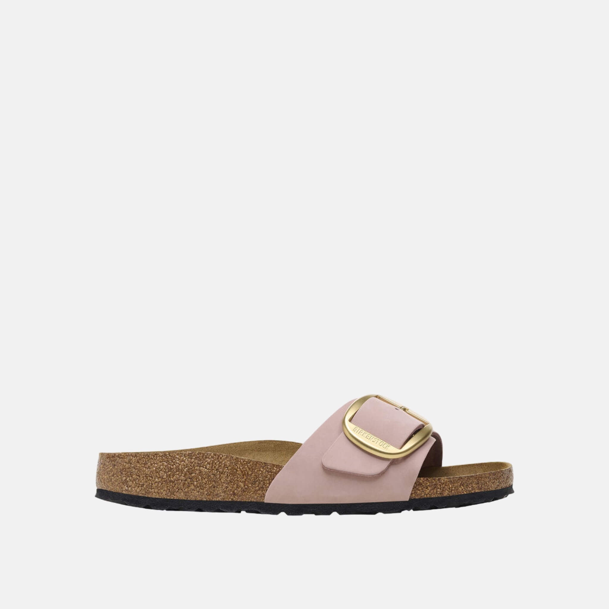 Ružové Regular Šľapky Birkenstock Madrid Big Buckle Nubuck Leather
