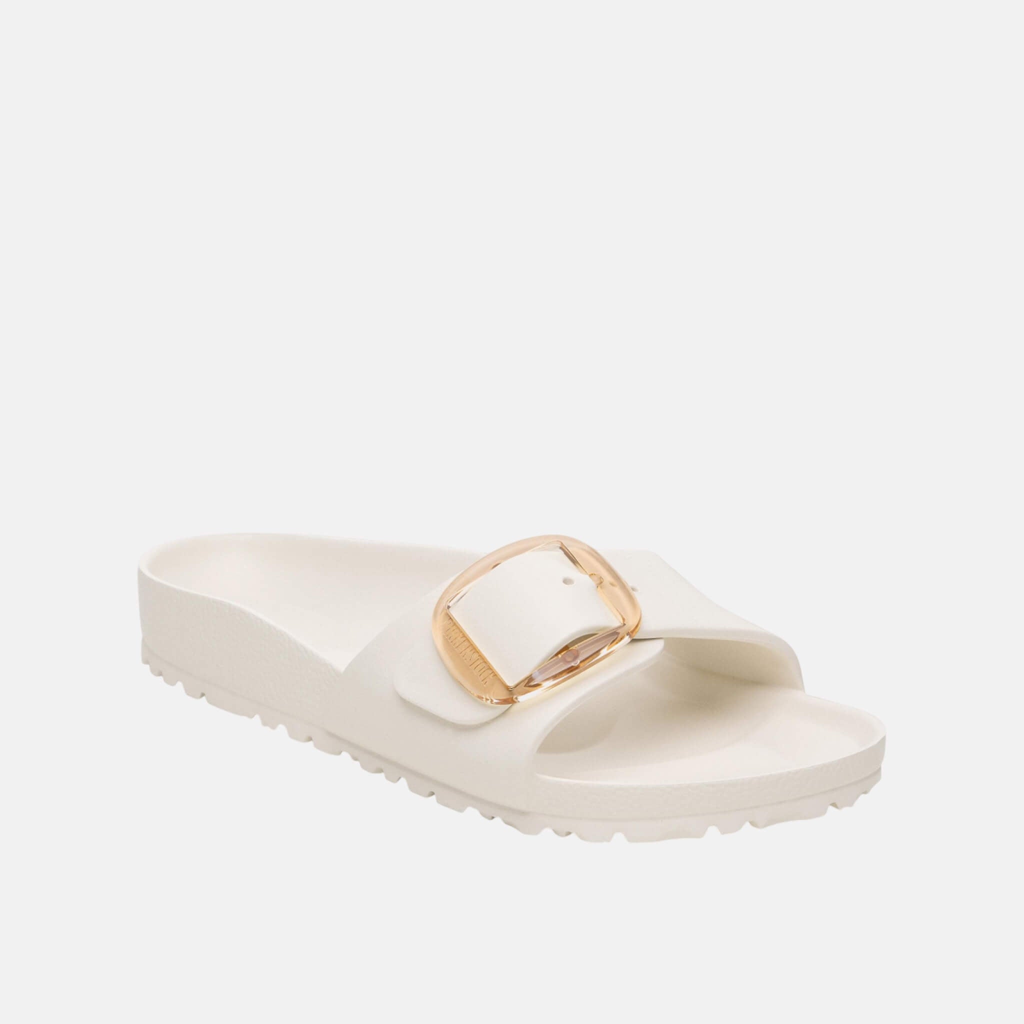 Biele Narrow Šľapky Madrid Big Buckle EVA