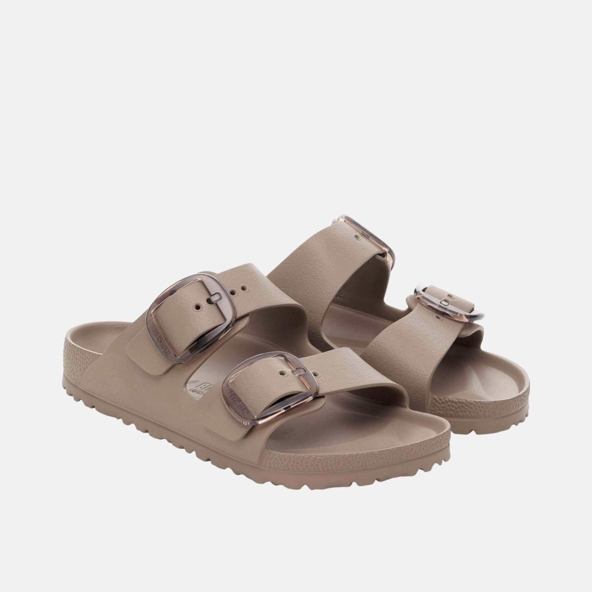 Béžové narrow šľapky Arizona Big Buckle EVA