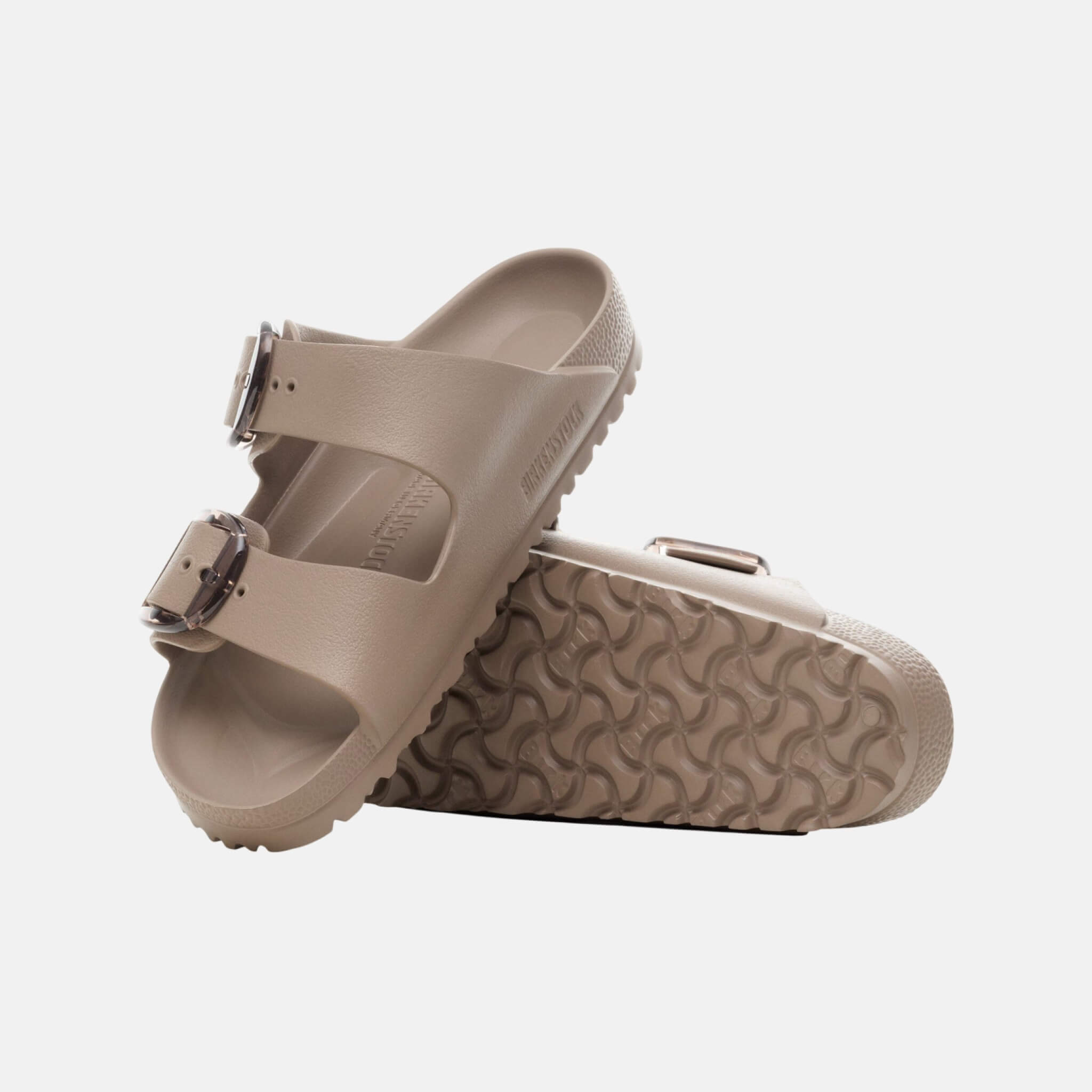 Béžové narrow šľapky Arizona Big Buckle EVA