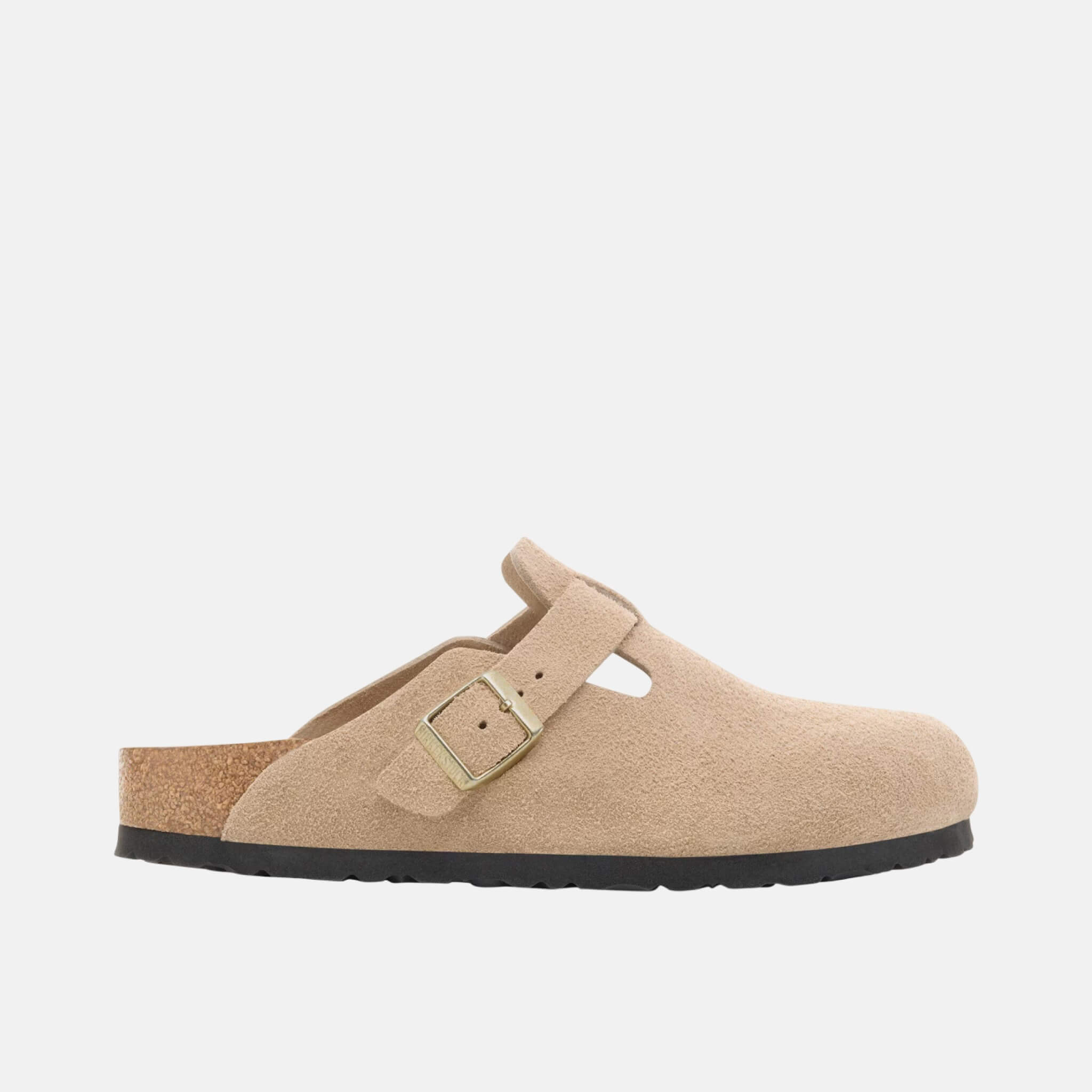 Béžové regular našuchovčky Boston Suede Leather