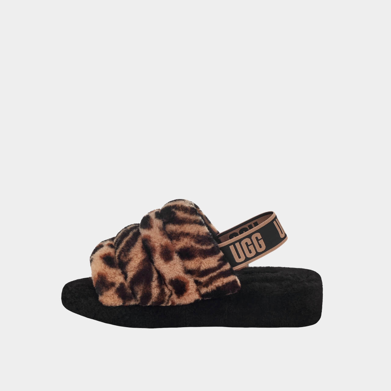 UGG Fluff Yeah Slide Animalia Light Butterscotch