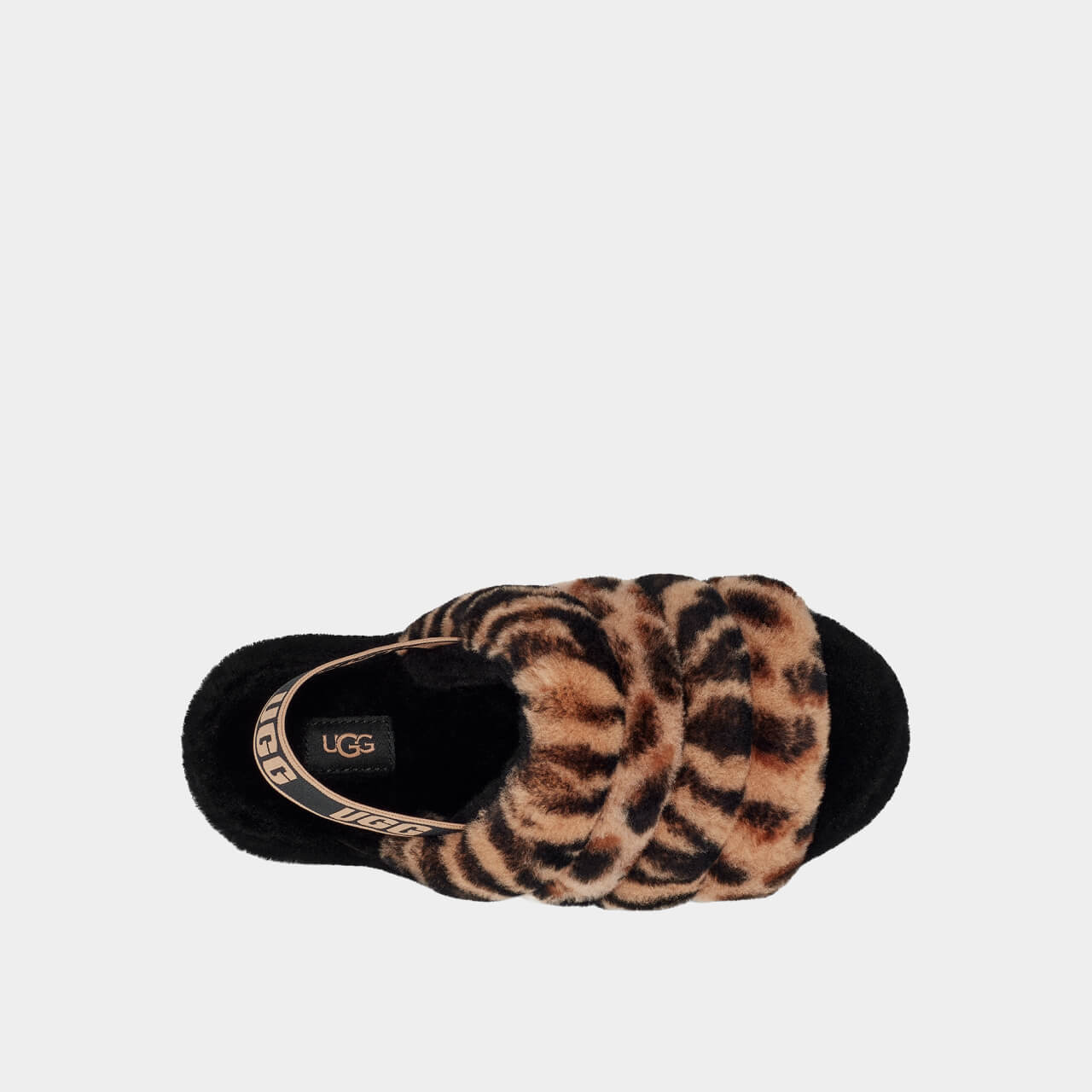 UGG Fluff Yeah Slide Animalia Light Butterscotch