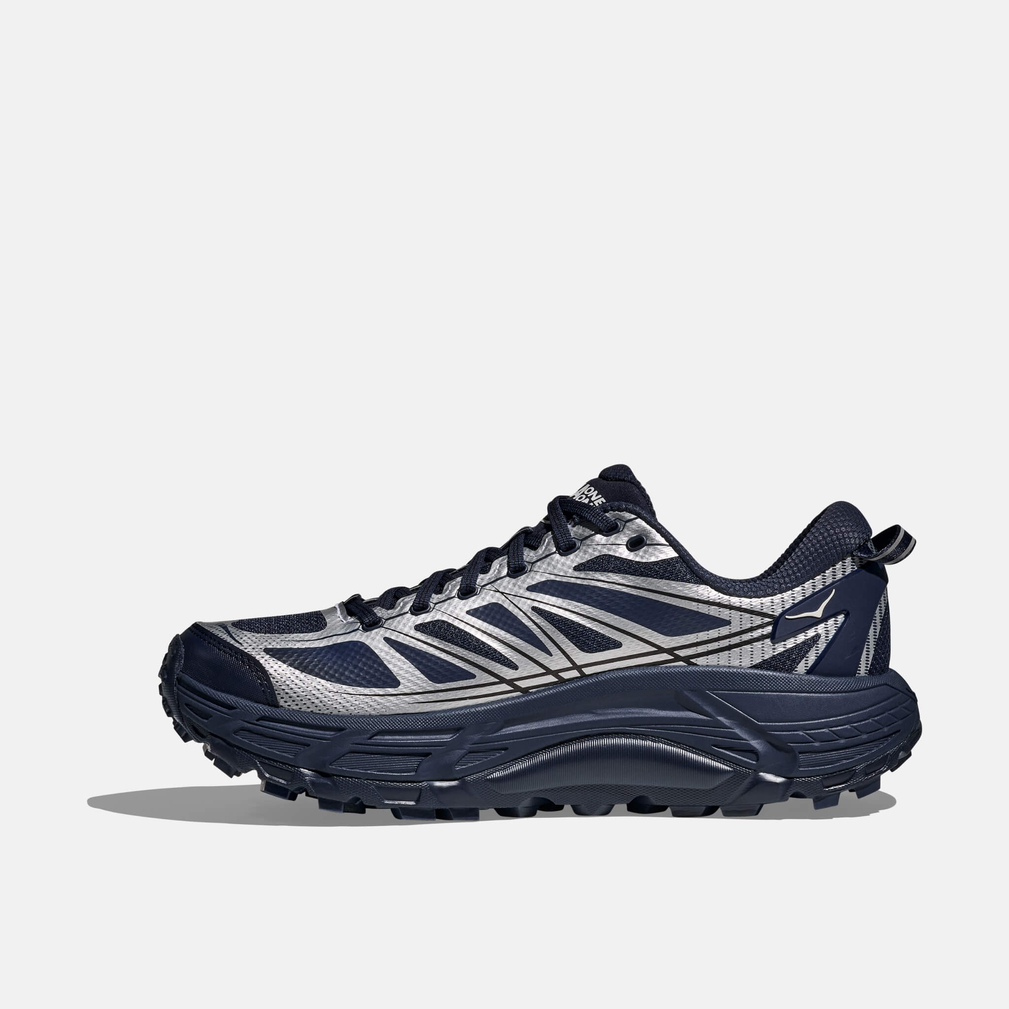 Unisex modro-strieborné tenisky Hoka Mafate Speed 2