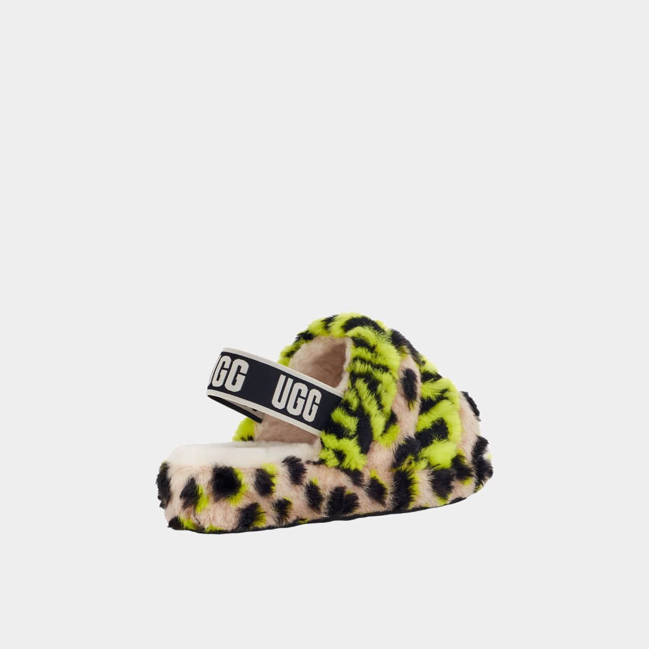 UGG Fluff Yeah Slide Animalia Key Lime