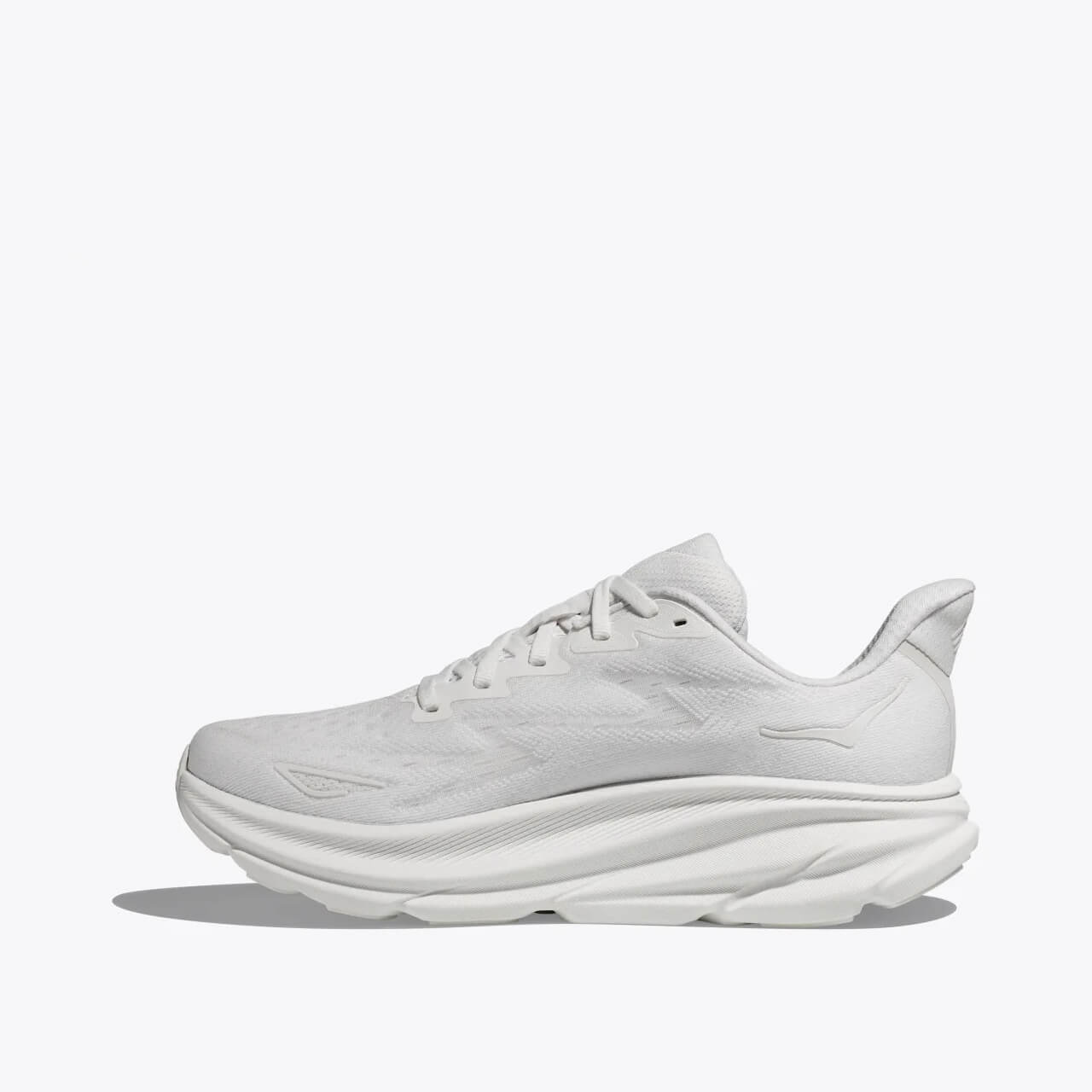 Pánske biele bežecké tenisky Hoka Clifton 9