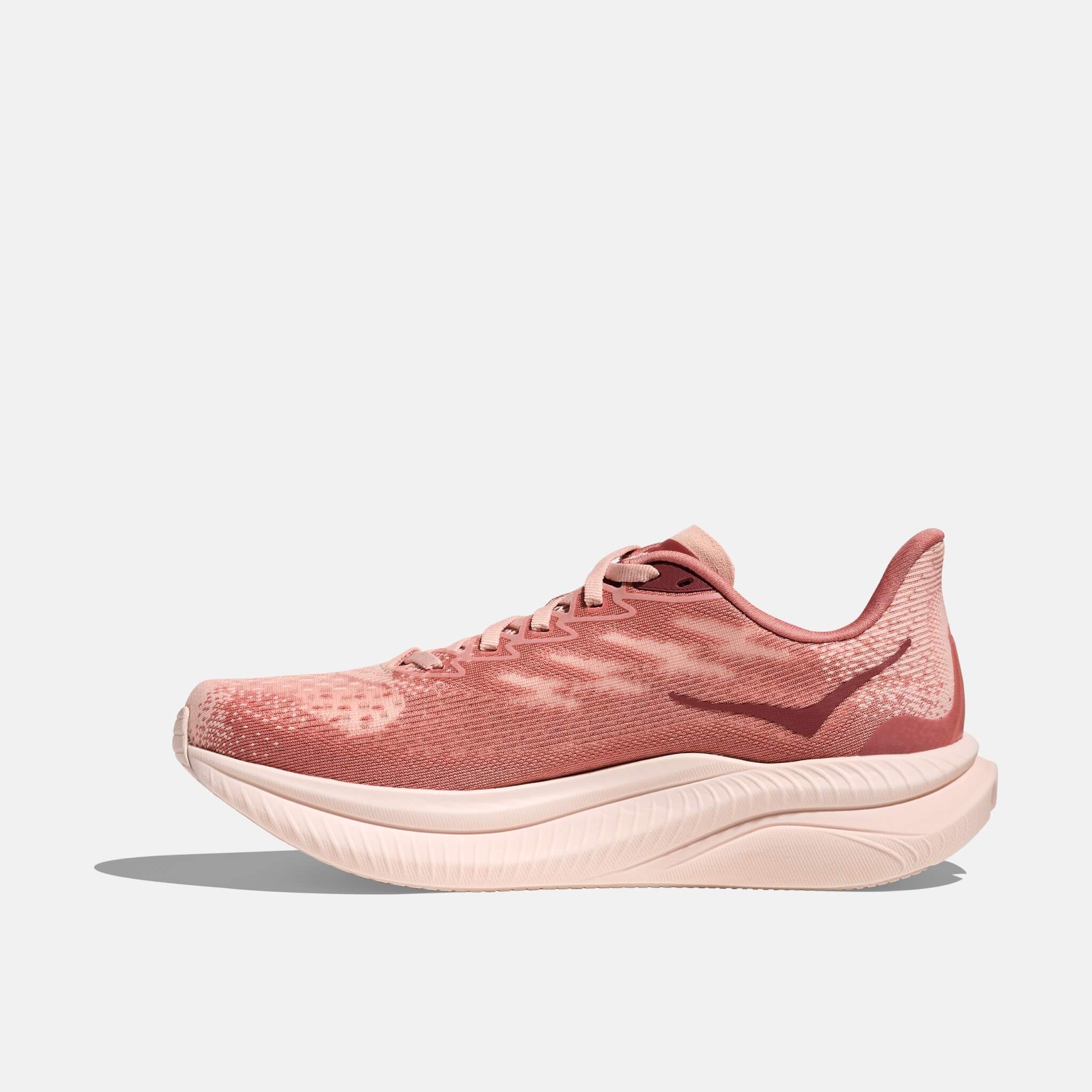 Dámske ružové bežecké tenisky Hoka Mach 6