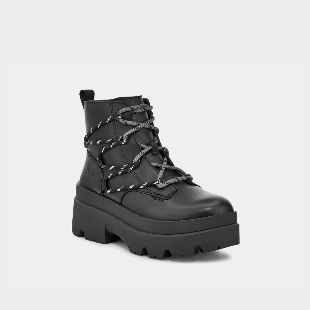 UGG Brisbane Lace Up Black