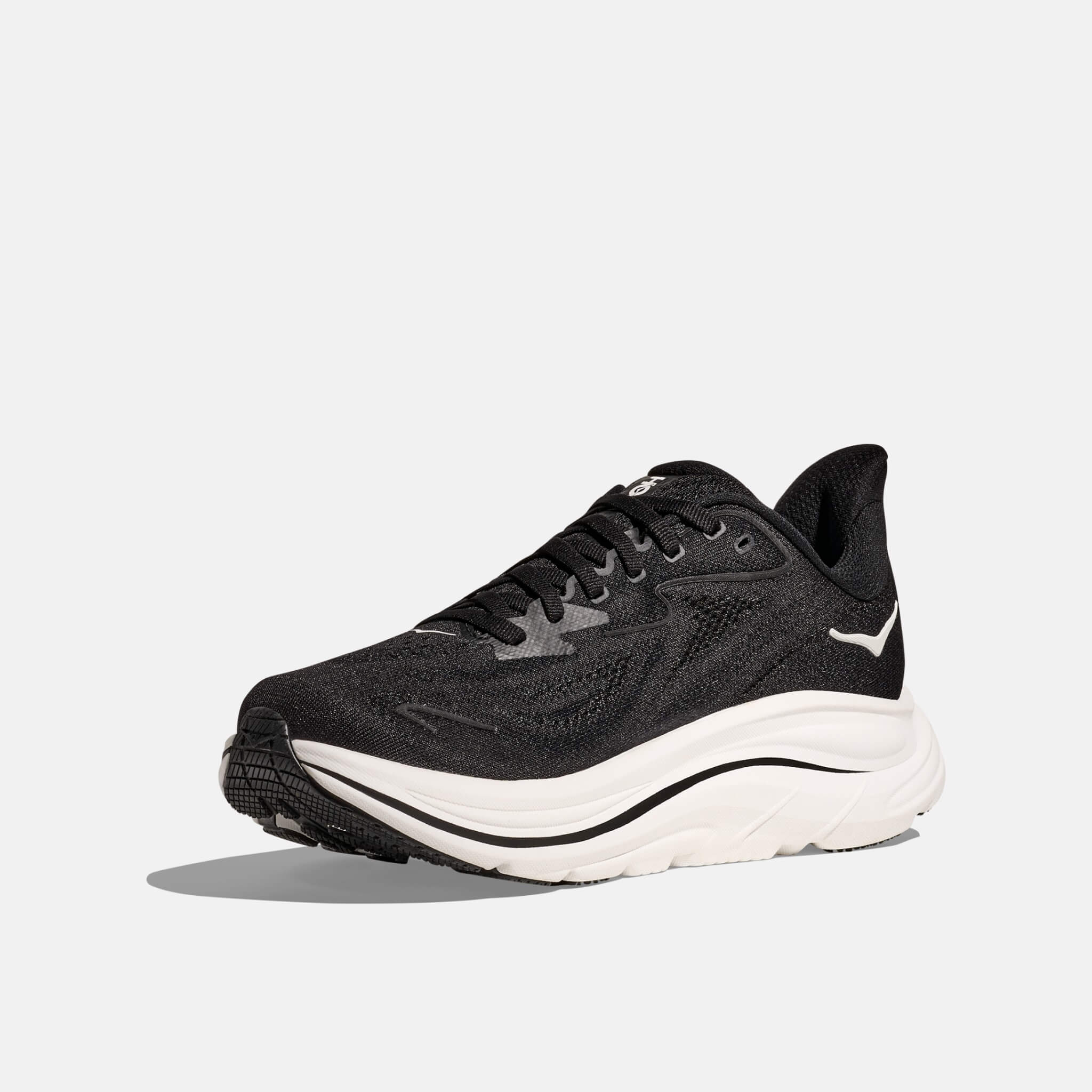 Pánske čierno-biele tenisky Hoka Clifton 10