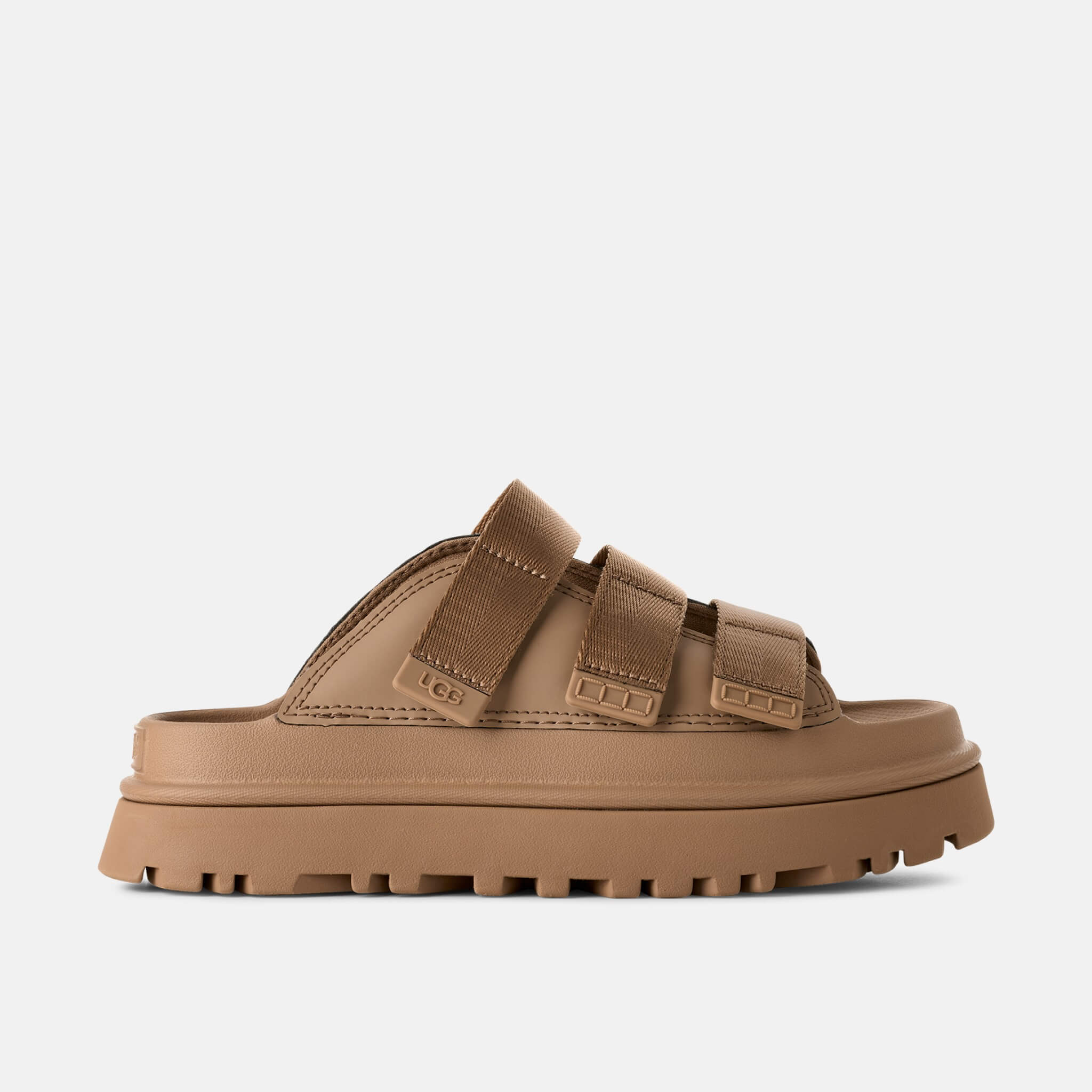 Topánky UGG Goldenglow Slide Dark Sand