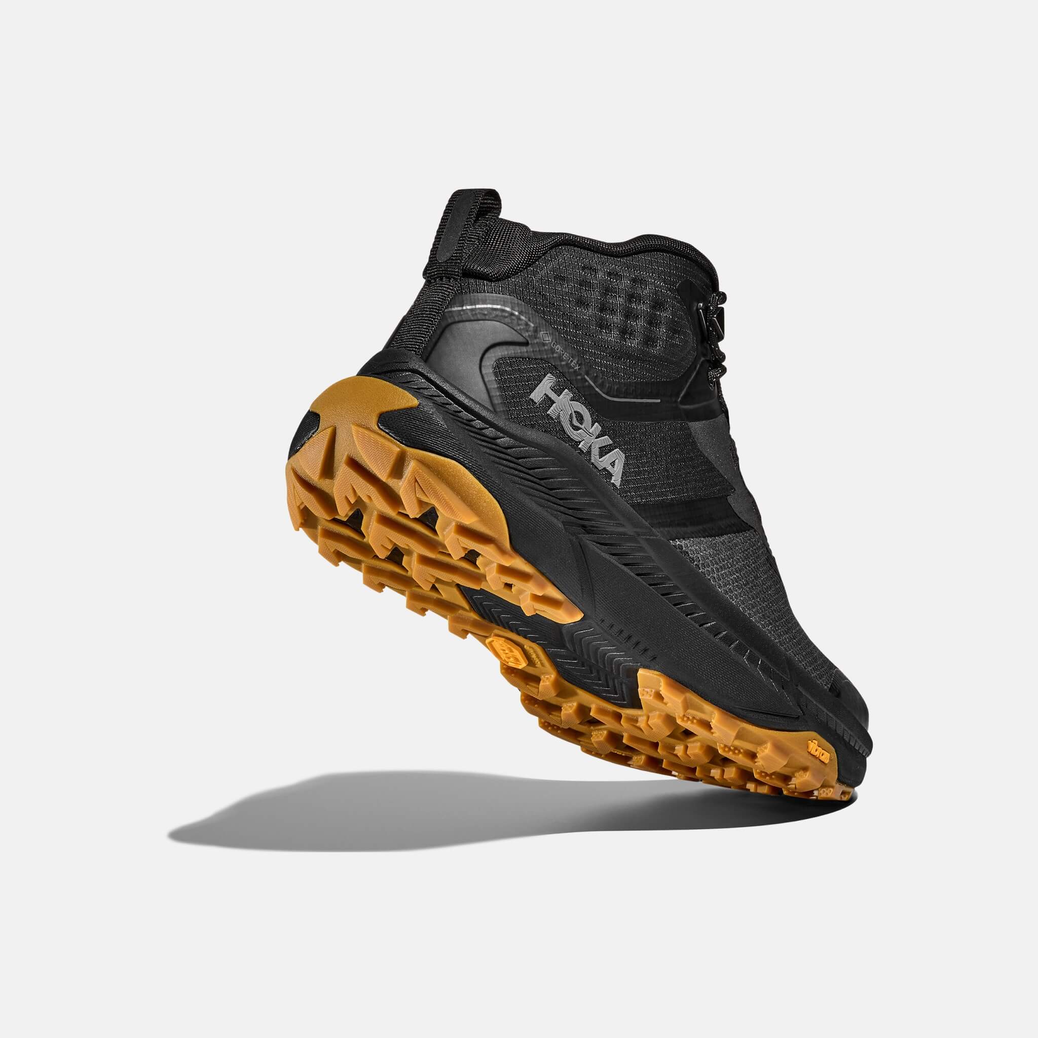 Pánske čierne outdoorové tenisky Hoka Transport Hike GTX