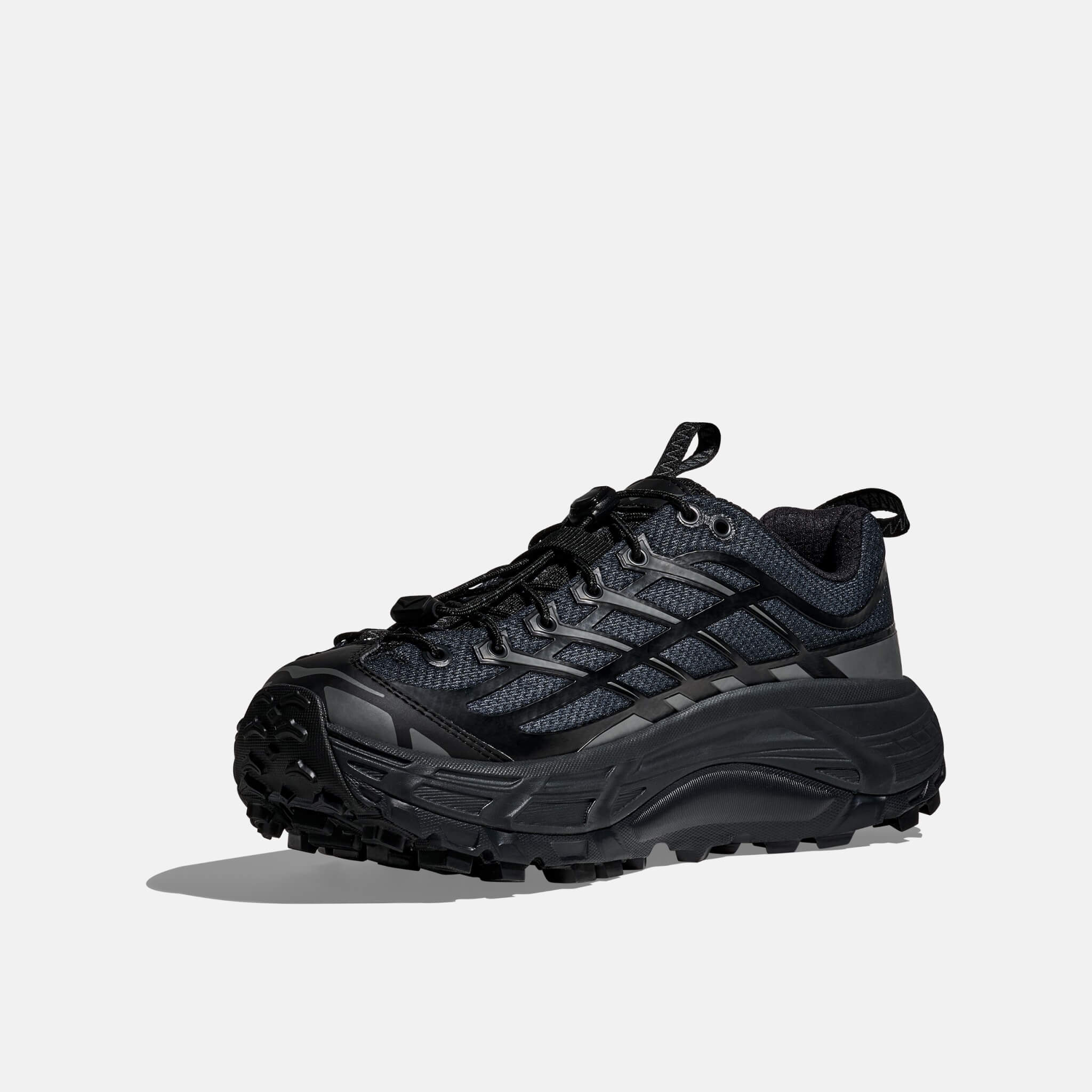 Unisex čierne tenisky Hoka Mafate Three2 Wordmark
