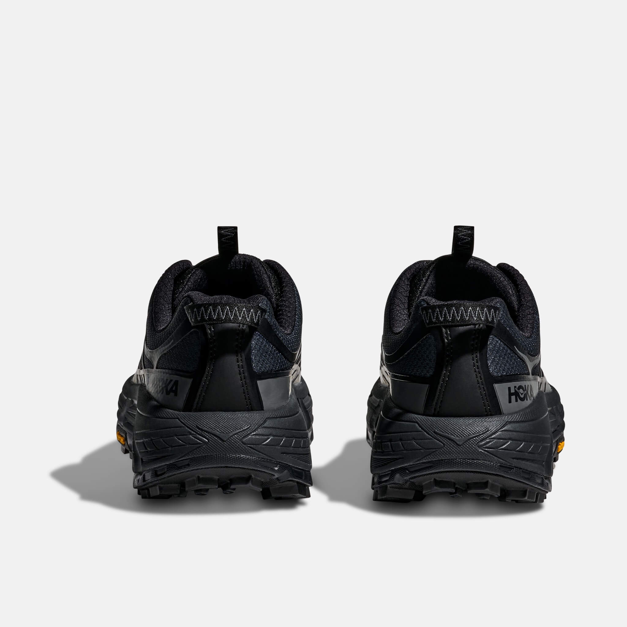 Unisex čierne tenisky Hoka Mafate Three2 Wordmark