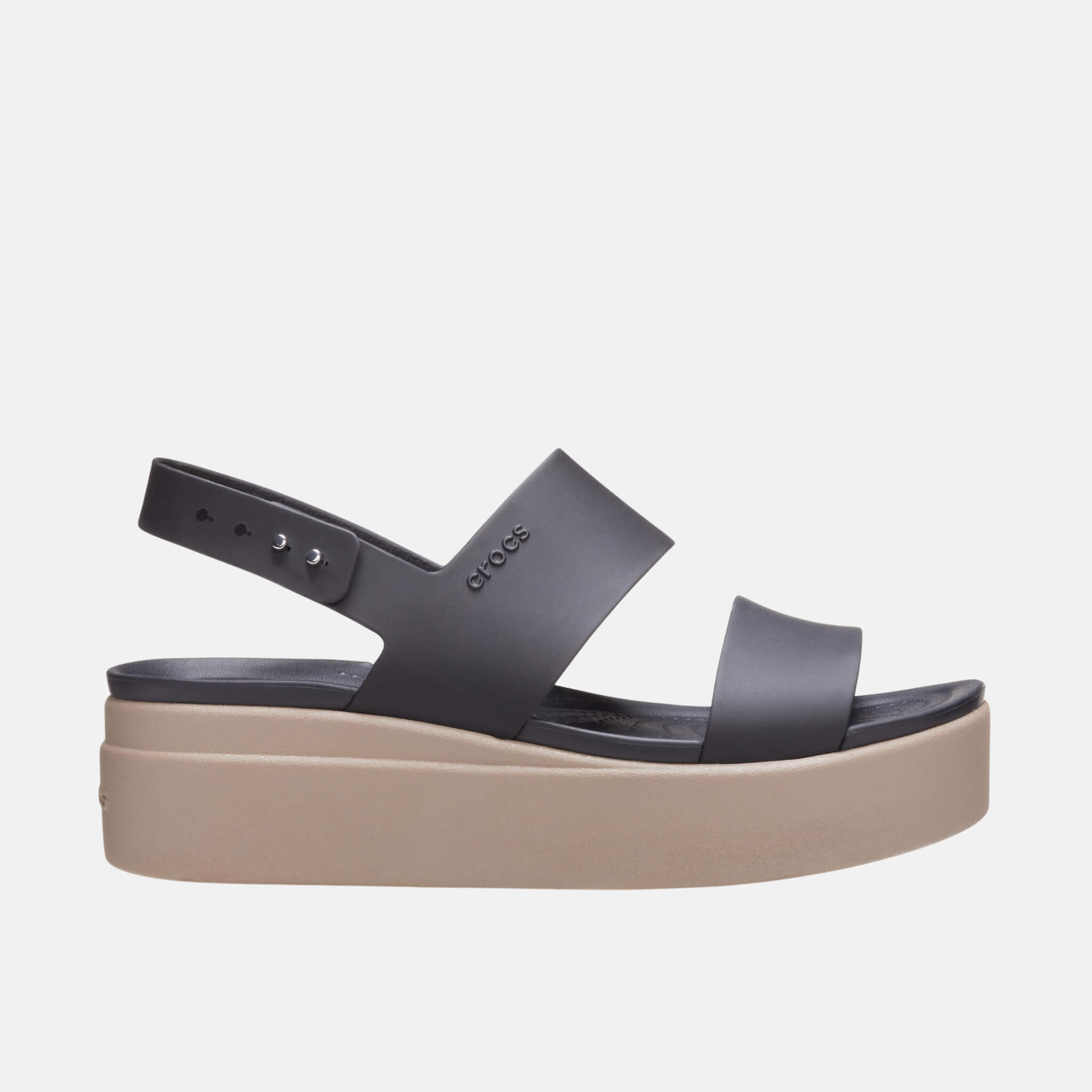Crocs Brooklyn Low Wedge W Black/Mushroom