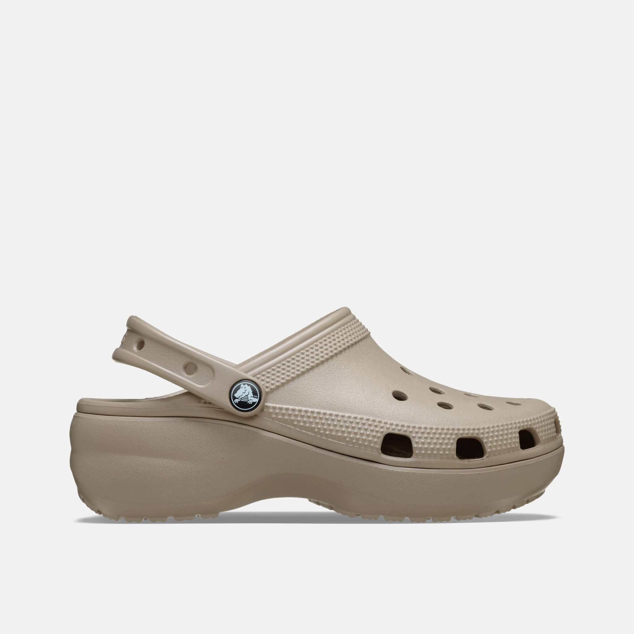Classic Platform Clog W Taupe