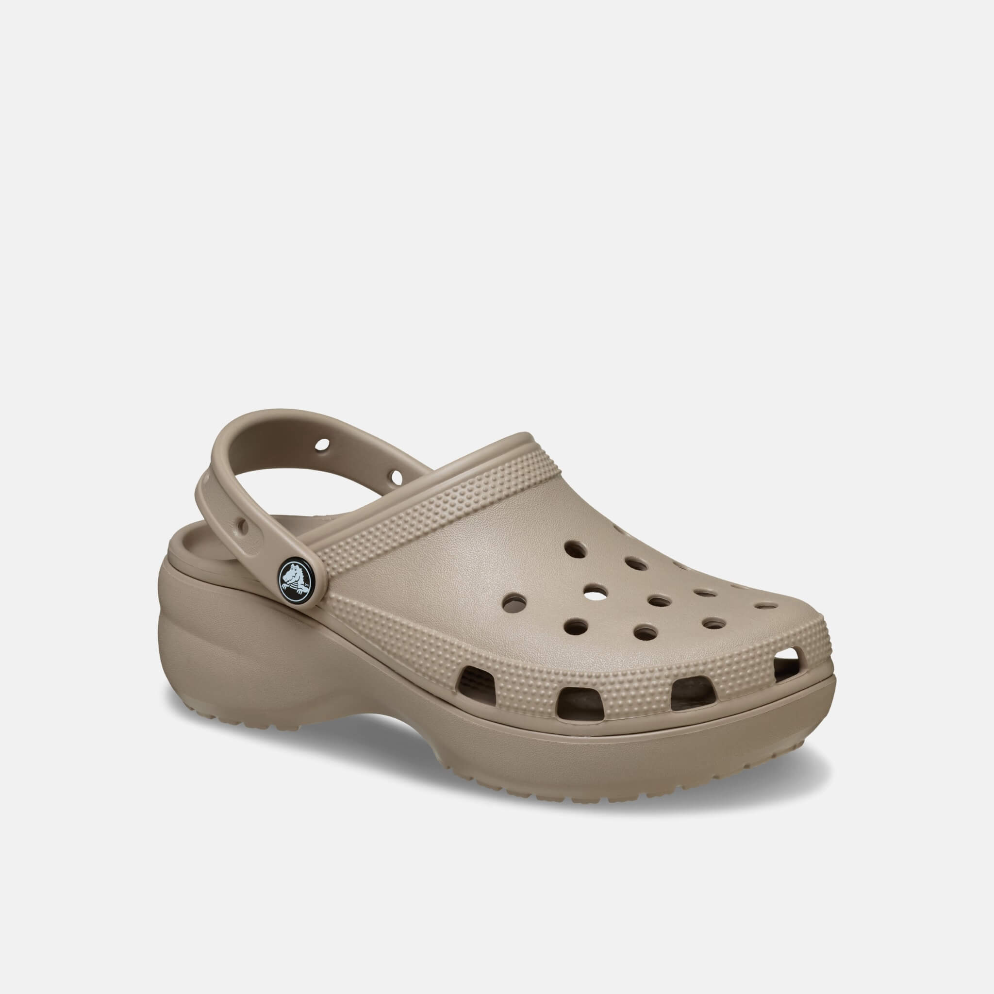 Classic Platform Clog W Taupe