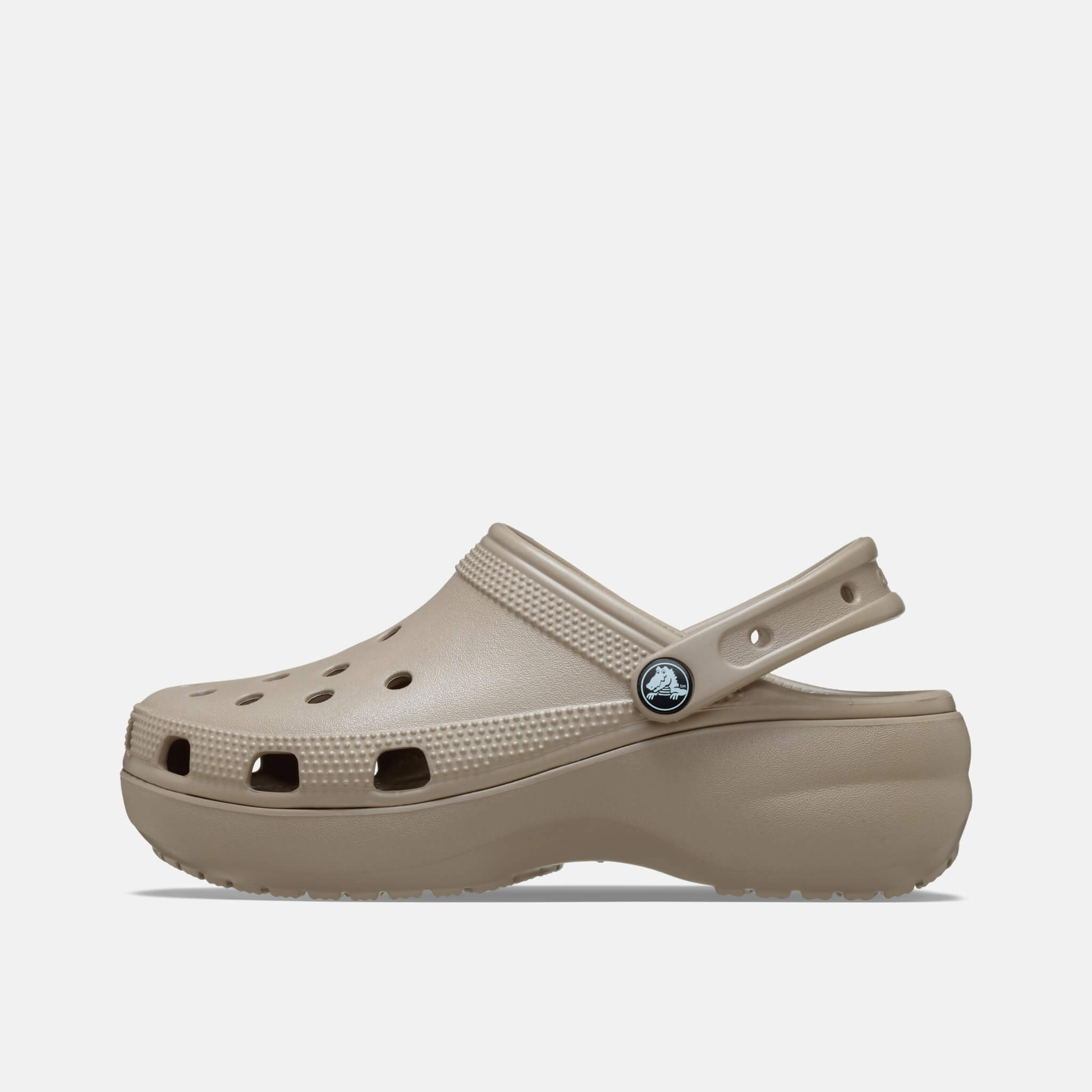 Classic Platform Clog W Taupe