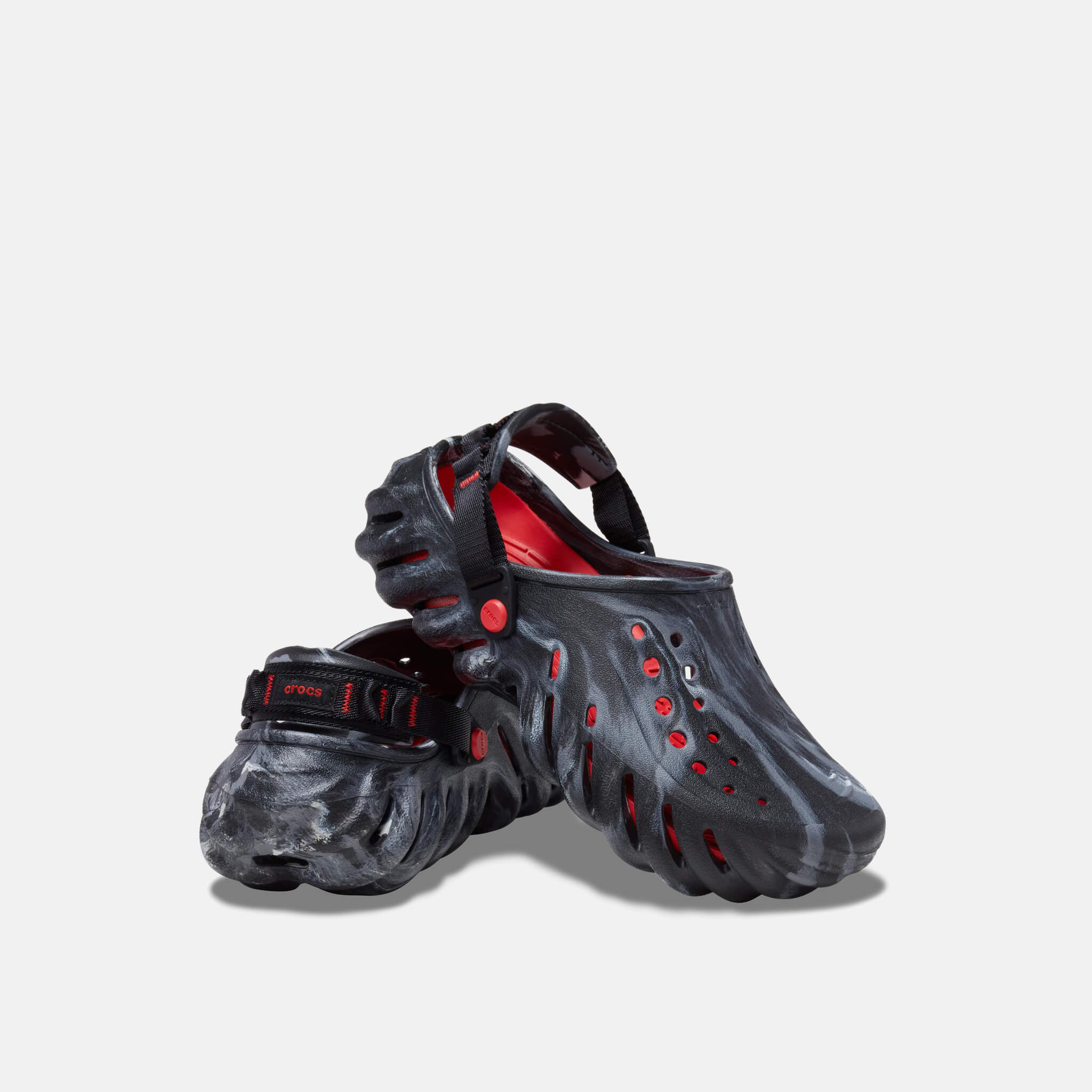 Echo Marbled Clog Black/Flame