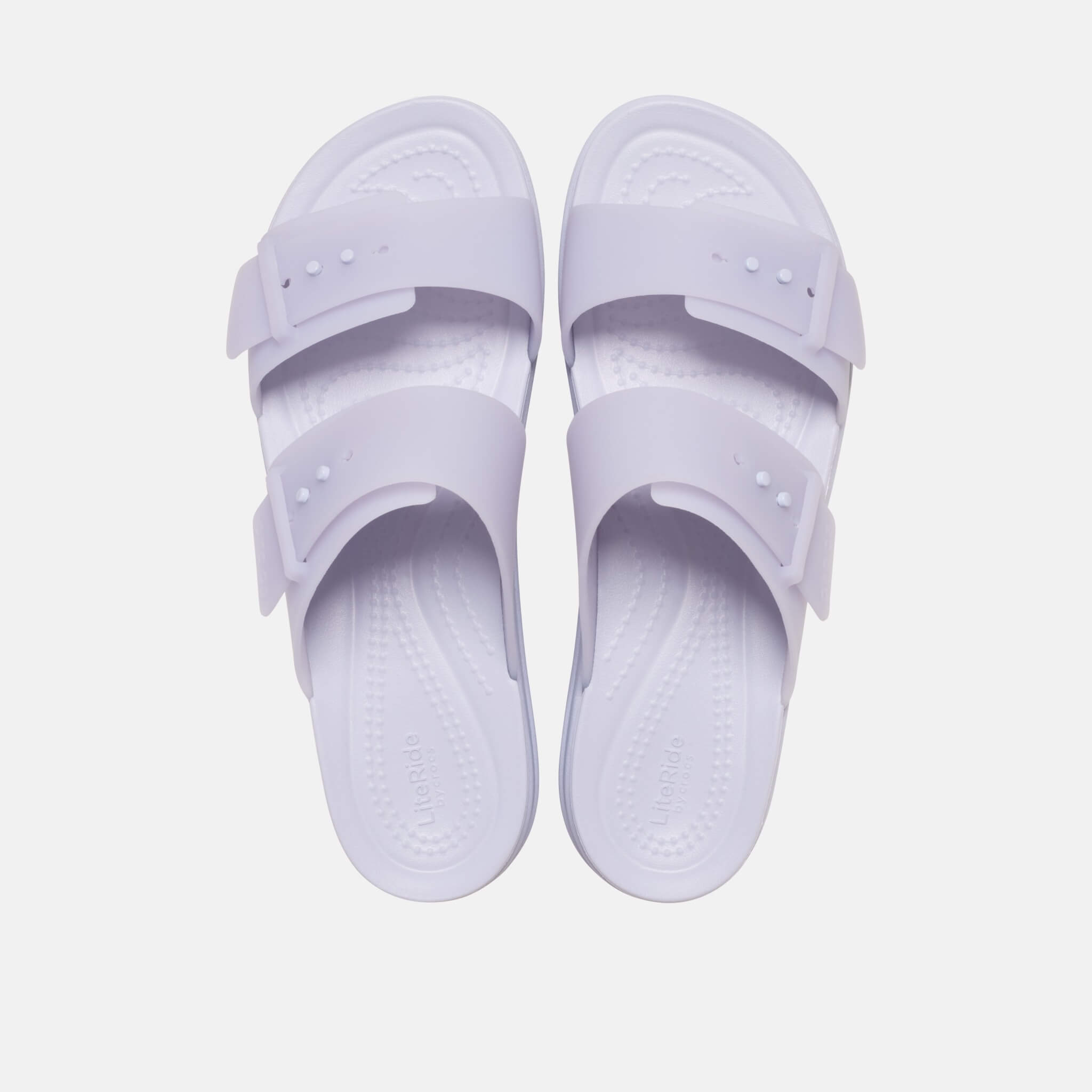 Brooklyn Buckle Frosted Low Wedge Purple Moon