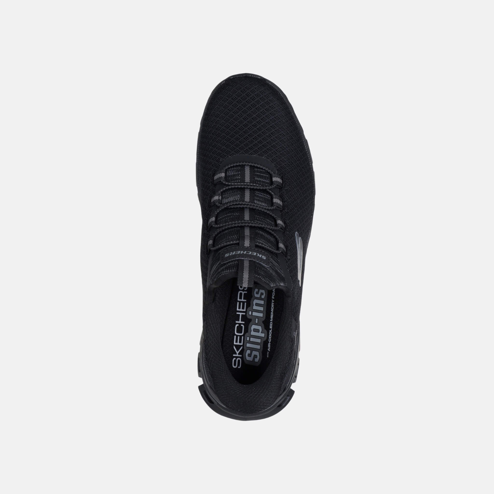 Pánske čierne tenisky Skechers Slip-ins: Glide-Step - Noxus
