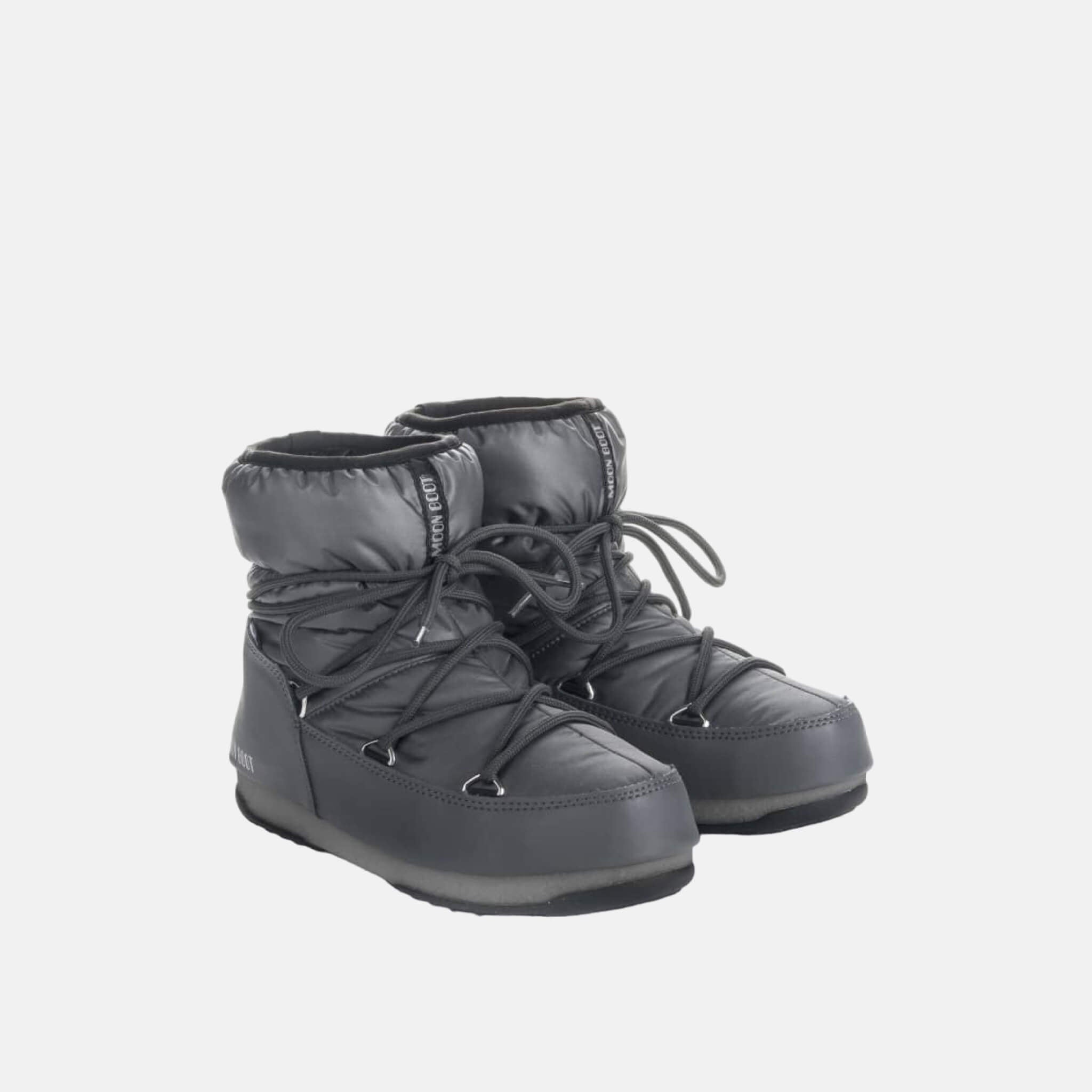 Dámske šedé snehule Moon Boot Low Nylon WP 2